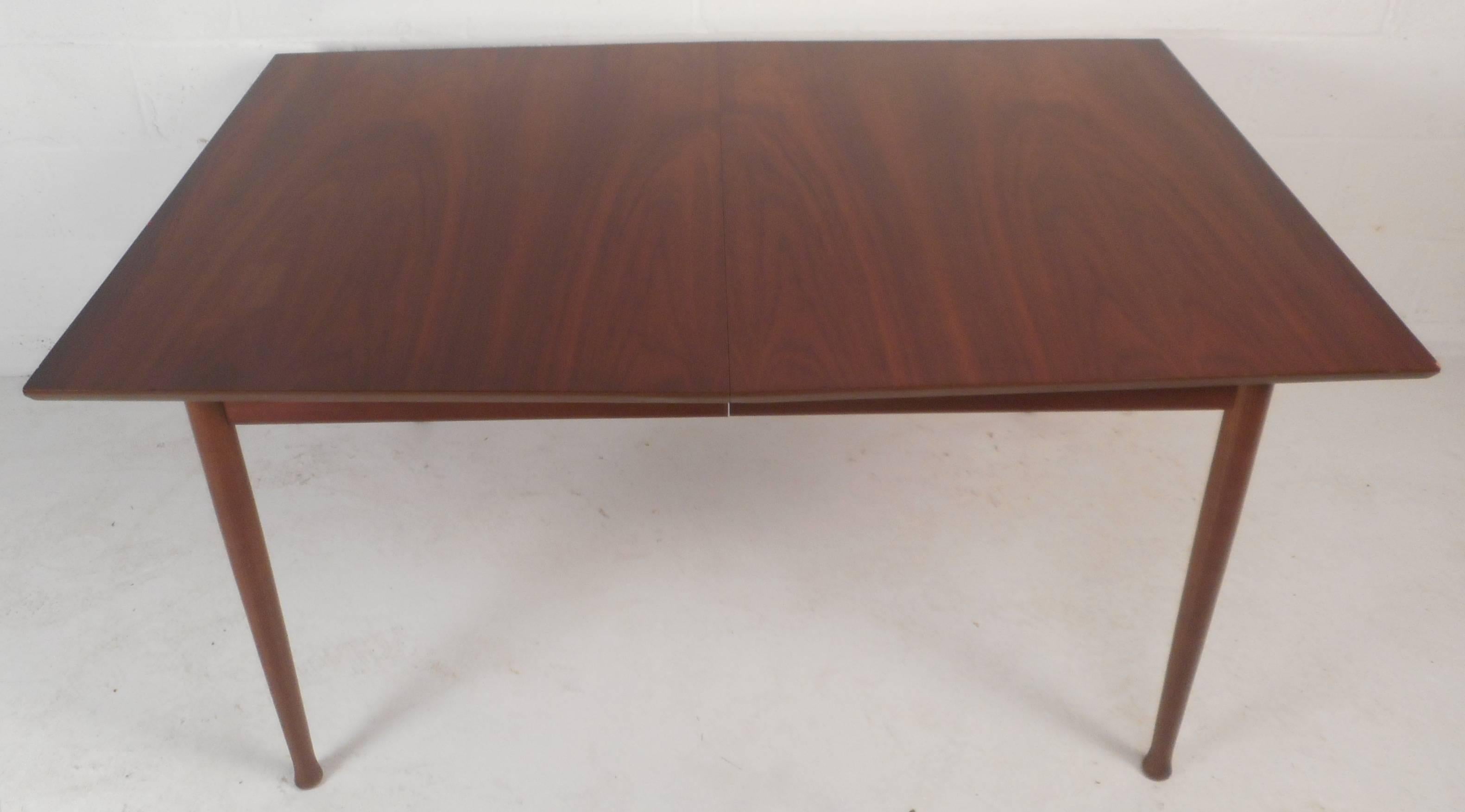 mid century rosewood dining table