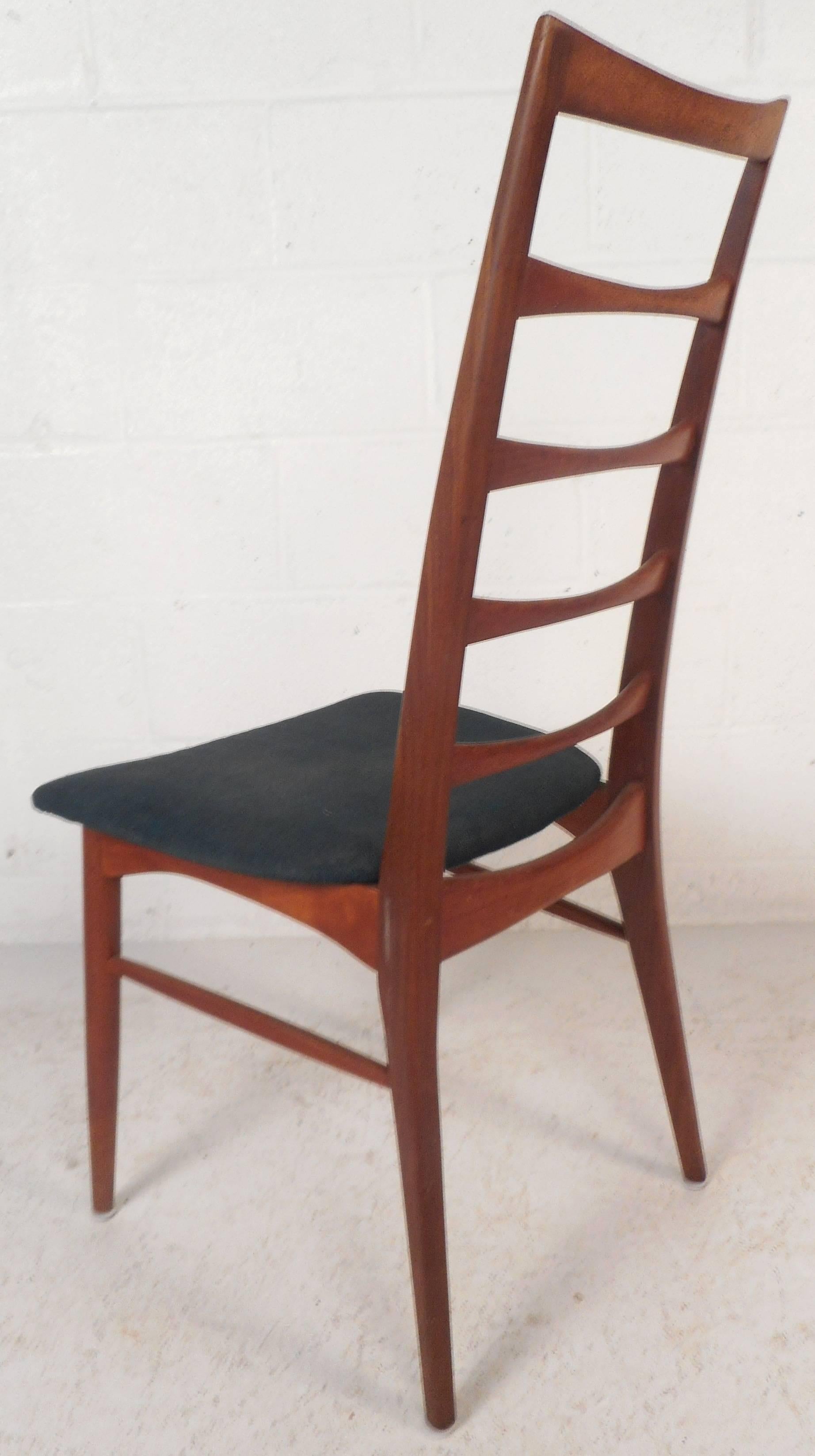 danish ladder back dining chair