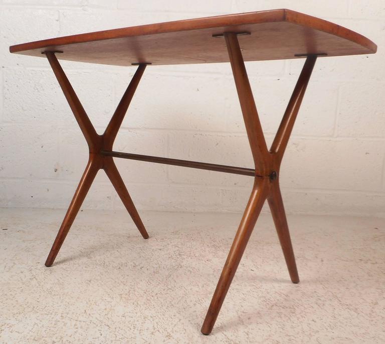 MidCentury Modern Teak End Table by Jo Carlsson Vetlanda, Sweden For