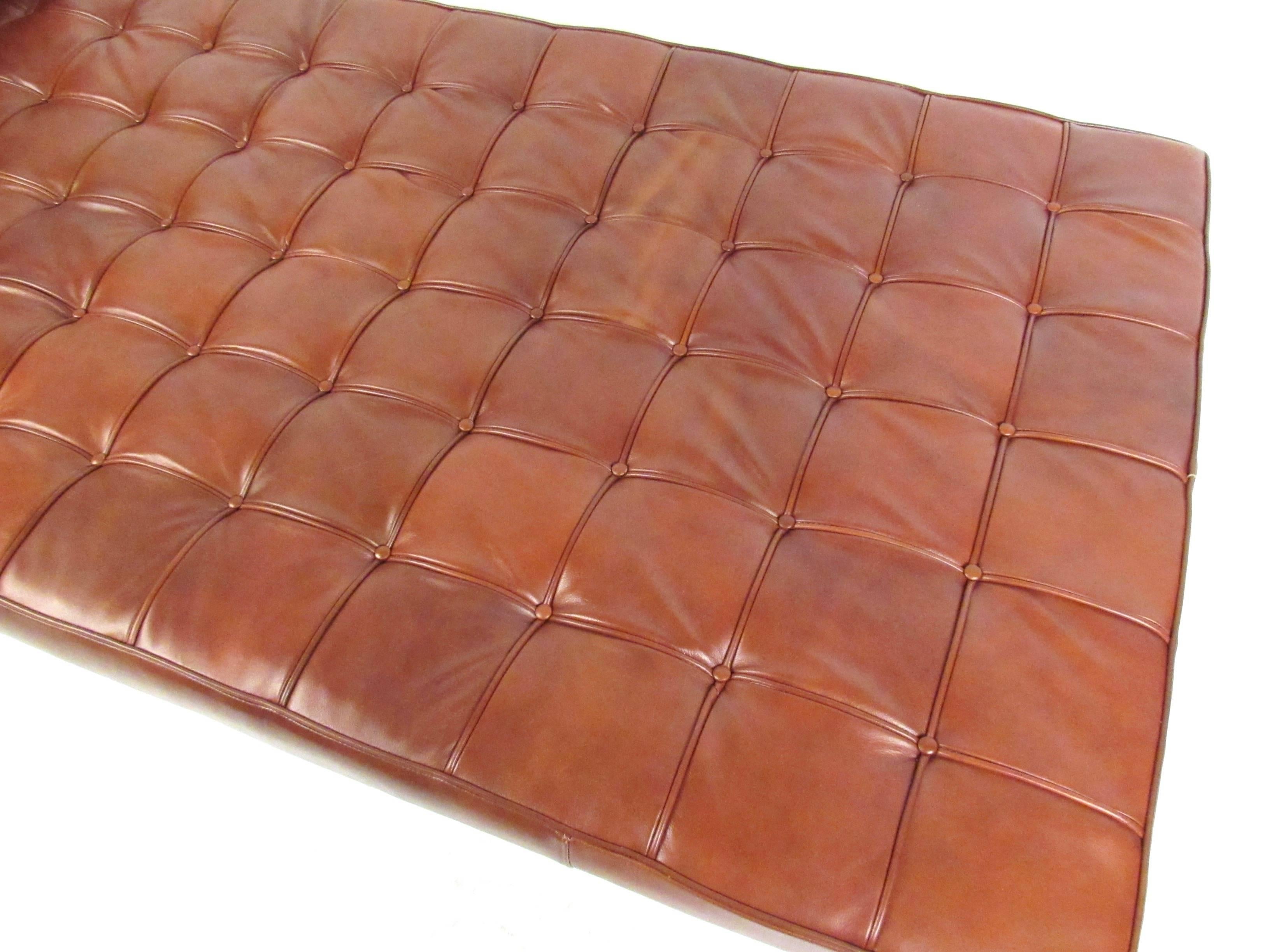 Mid-Century Modern Ludwig Mies van der Rohe Leather Daybed for Knoll Associates