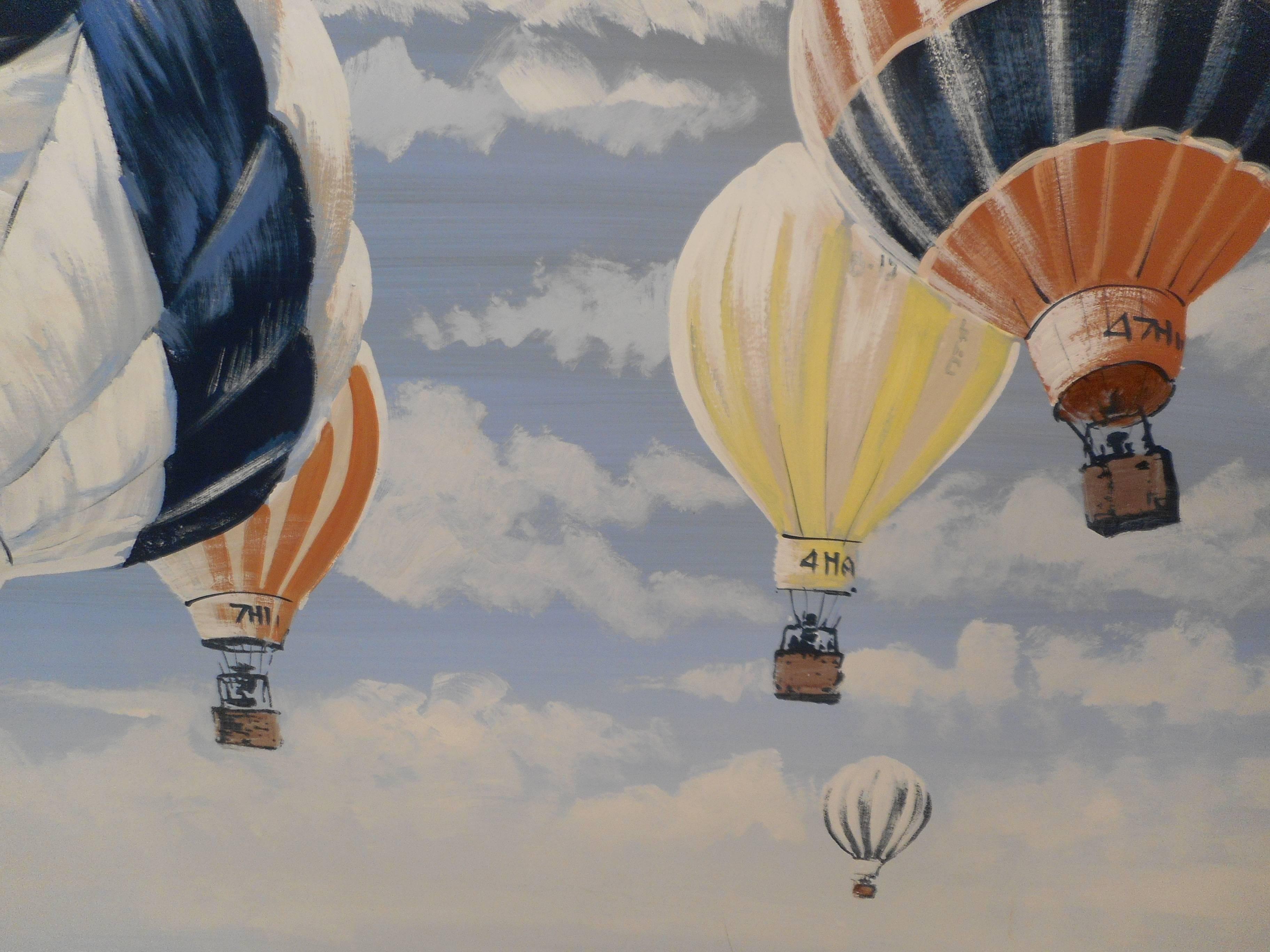 air balloon painting