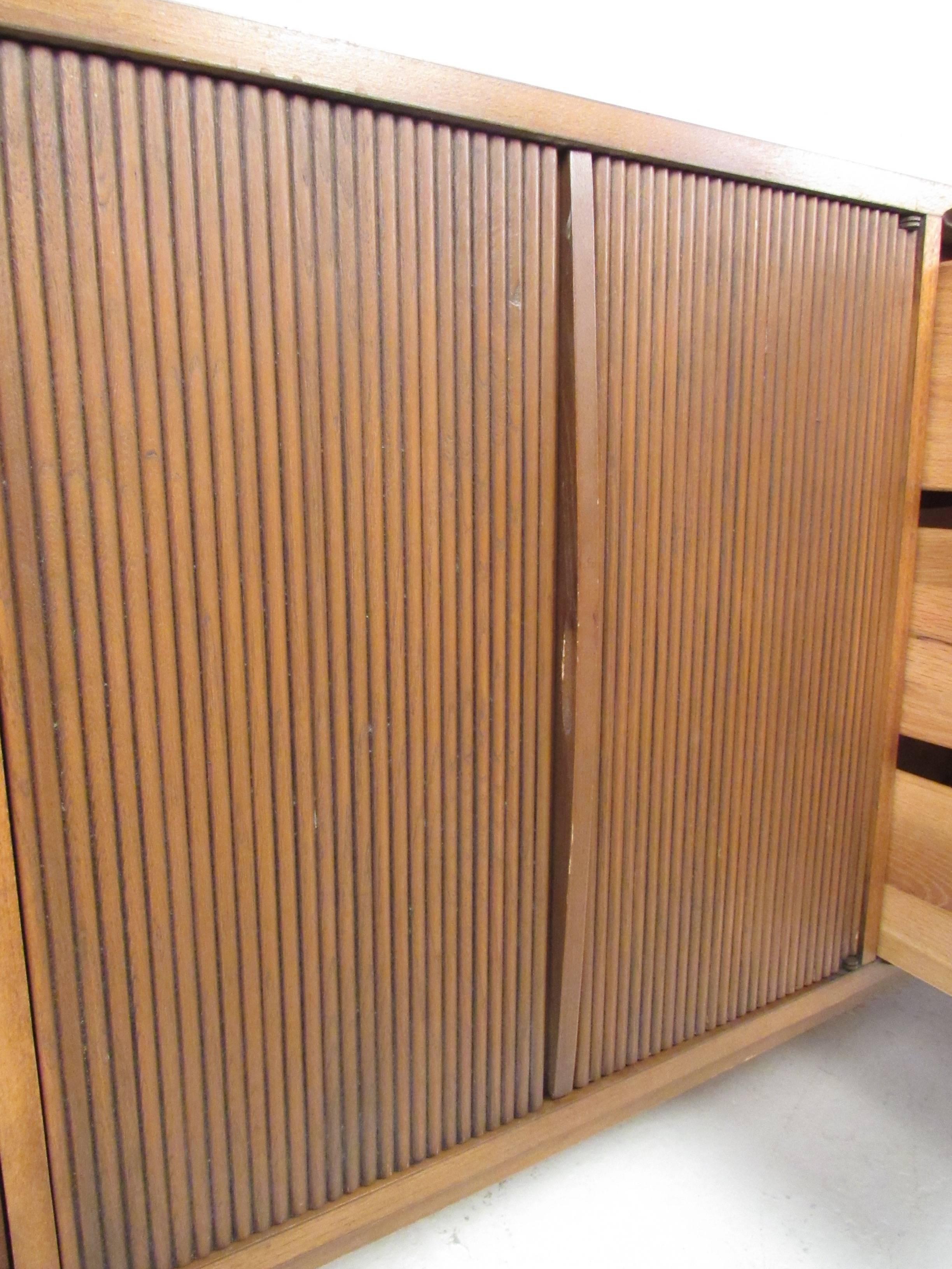 American Mid-Century Walnut Dresser by Lane