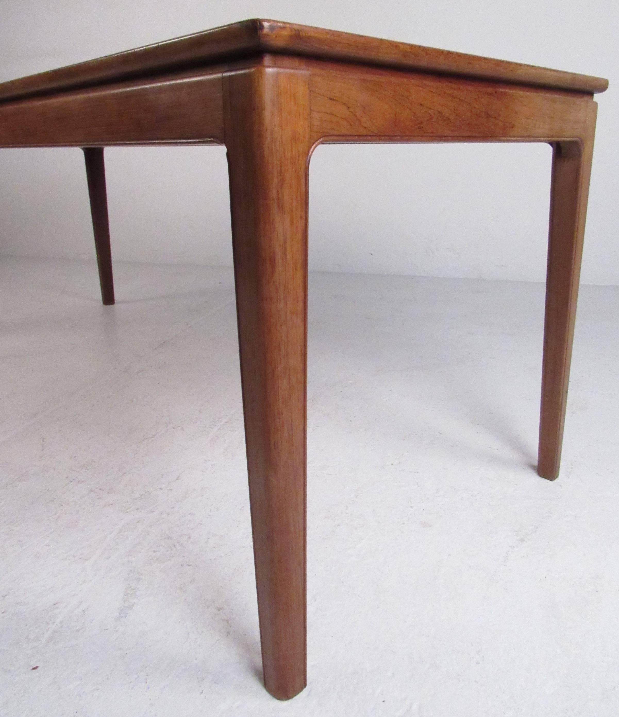 Mid-Century Modern Mid-Century Tile Top Coffee Table For Sale