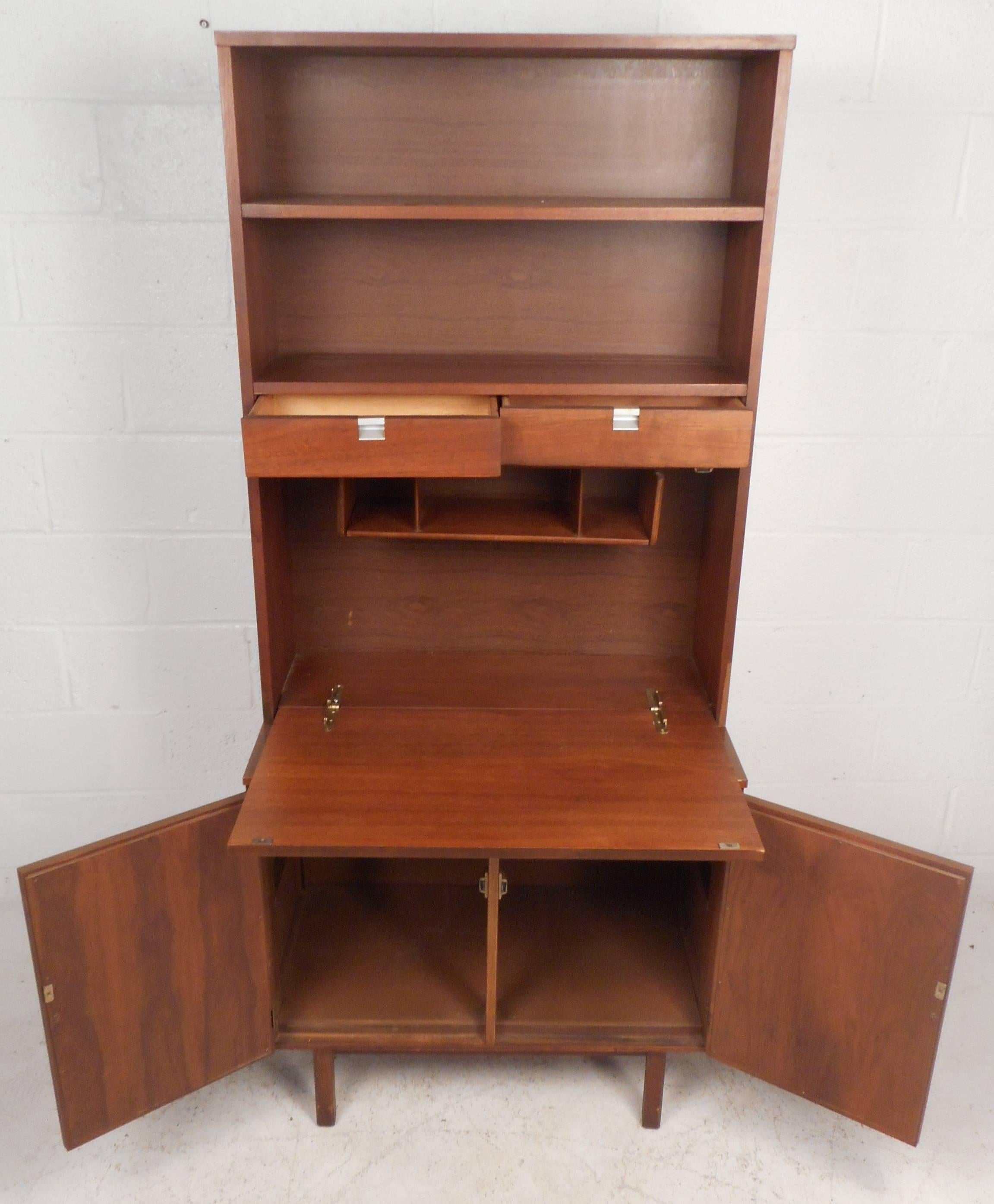 mid century modern wall unit