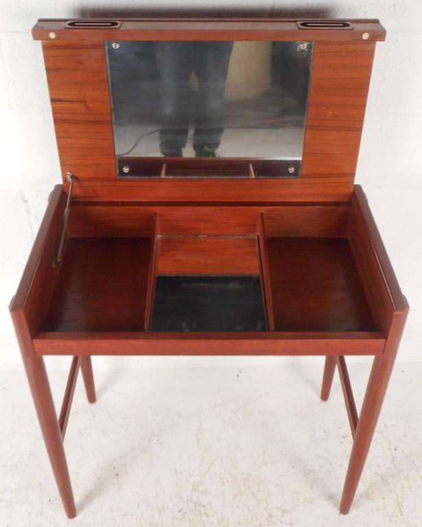 MidCentury Modern Danish Teak Vanity For Sale at 1stDibs teak mid