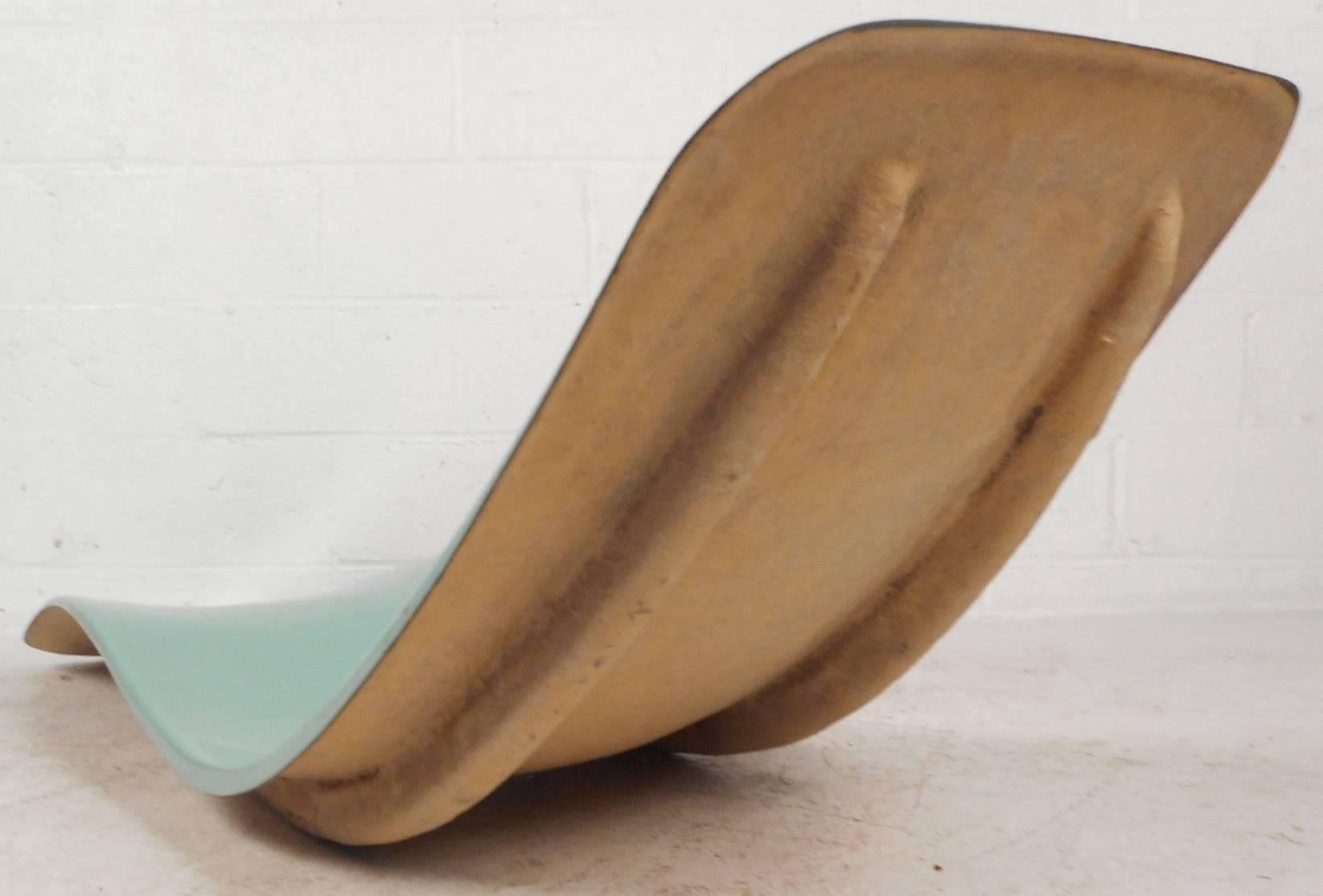 Mid-Century Modern Fiberglass pool Chaise Lounges by Charles Zublena In Good Condition In Brooklyn, NY