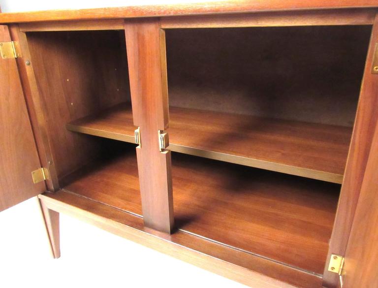 United Furniture Corporation MidCentury Walnut Credenza For Sale at