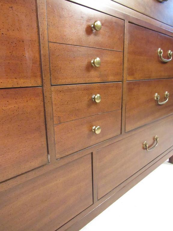 Campaign Style Stacking Dressers by Drexel at 1stDibs