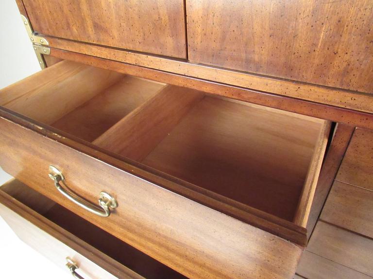 Campaign Style Stacking Dressers by Drexel at 1stDibs