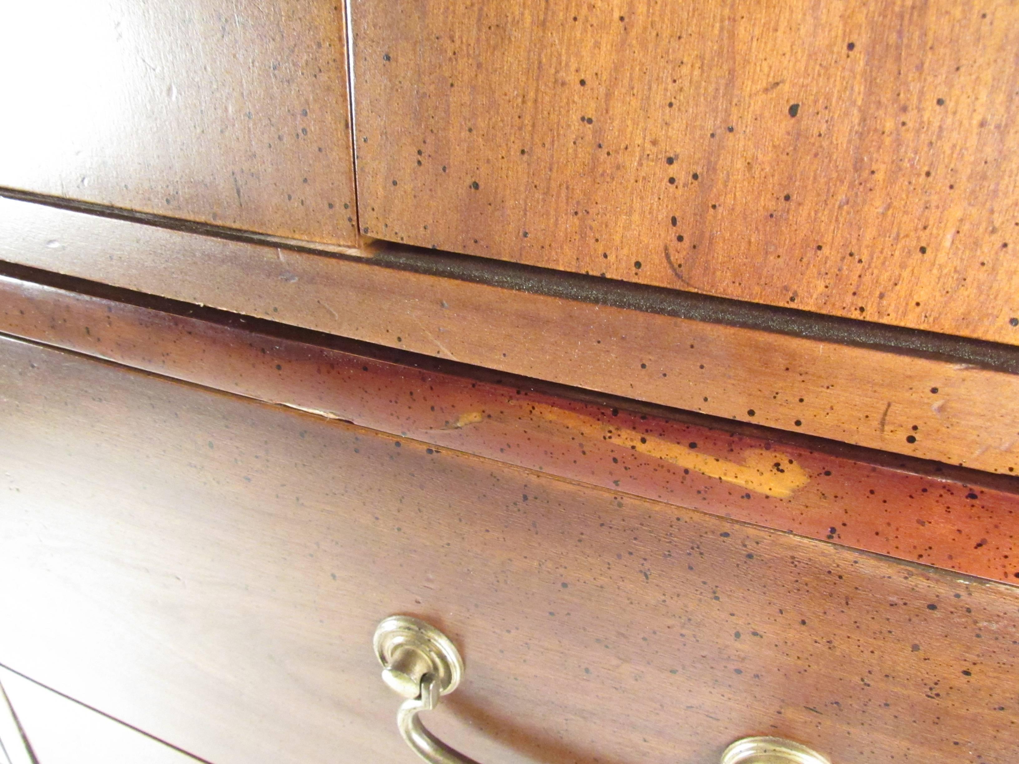 Mid-20th Century Campaign Style Stacking Dressers by Drexel