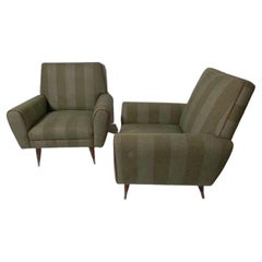 Pair of Mid-Century Club Chairs