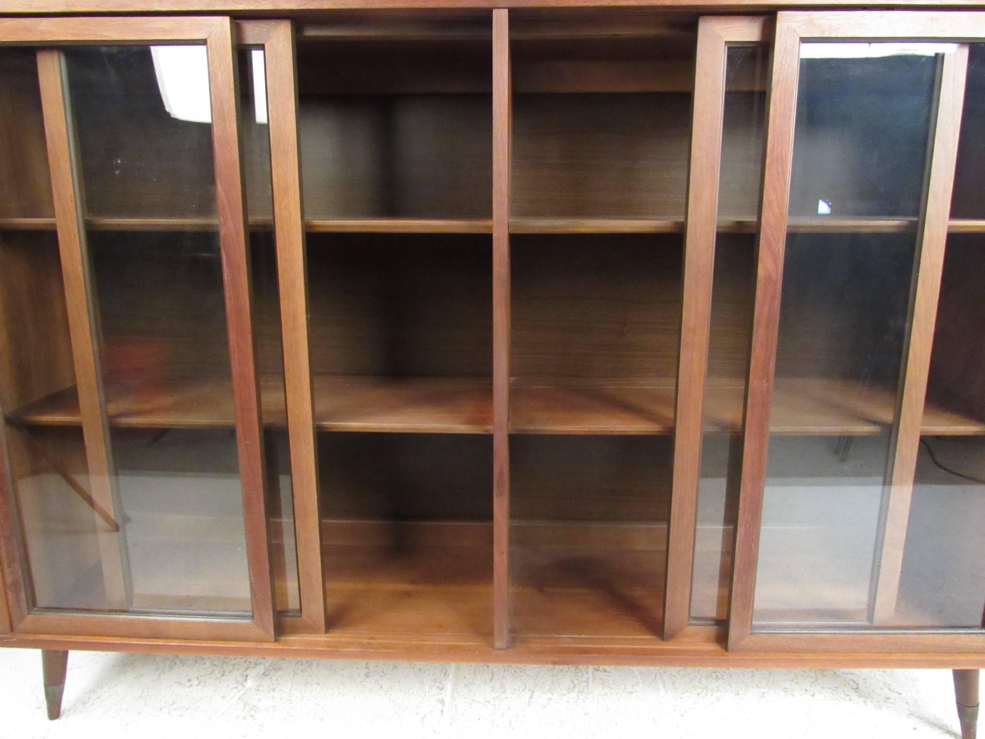 china cabinet as bookcase