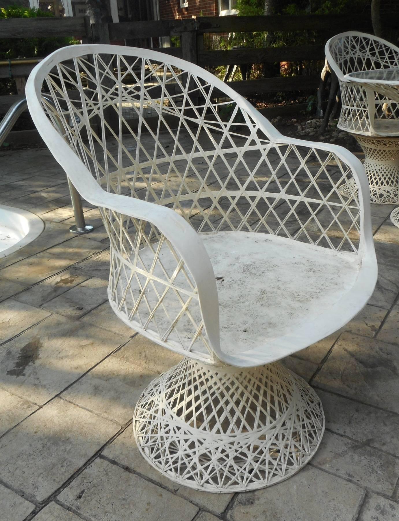 spun fiberglass chair