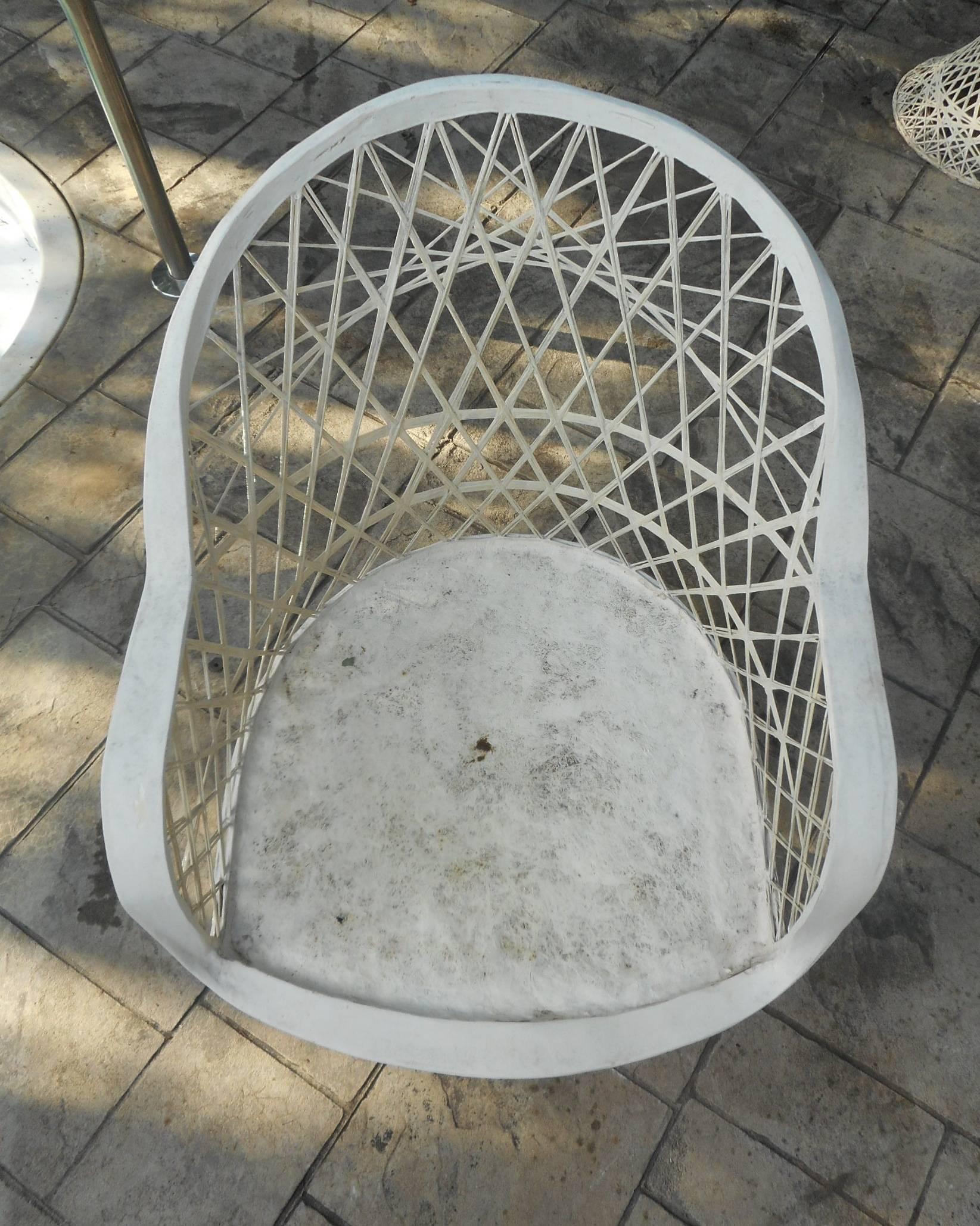 spun fiberglass outdoor furniture