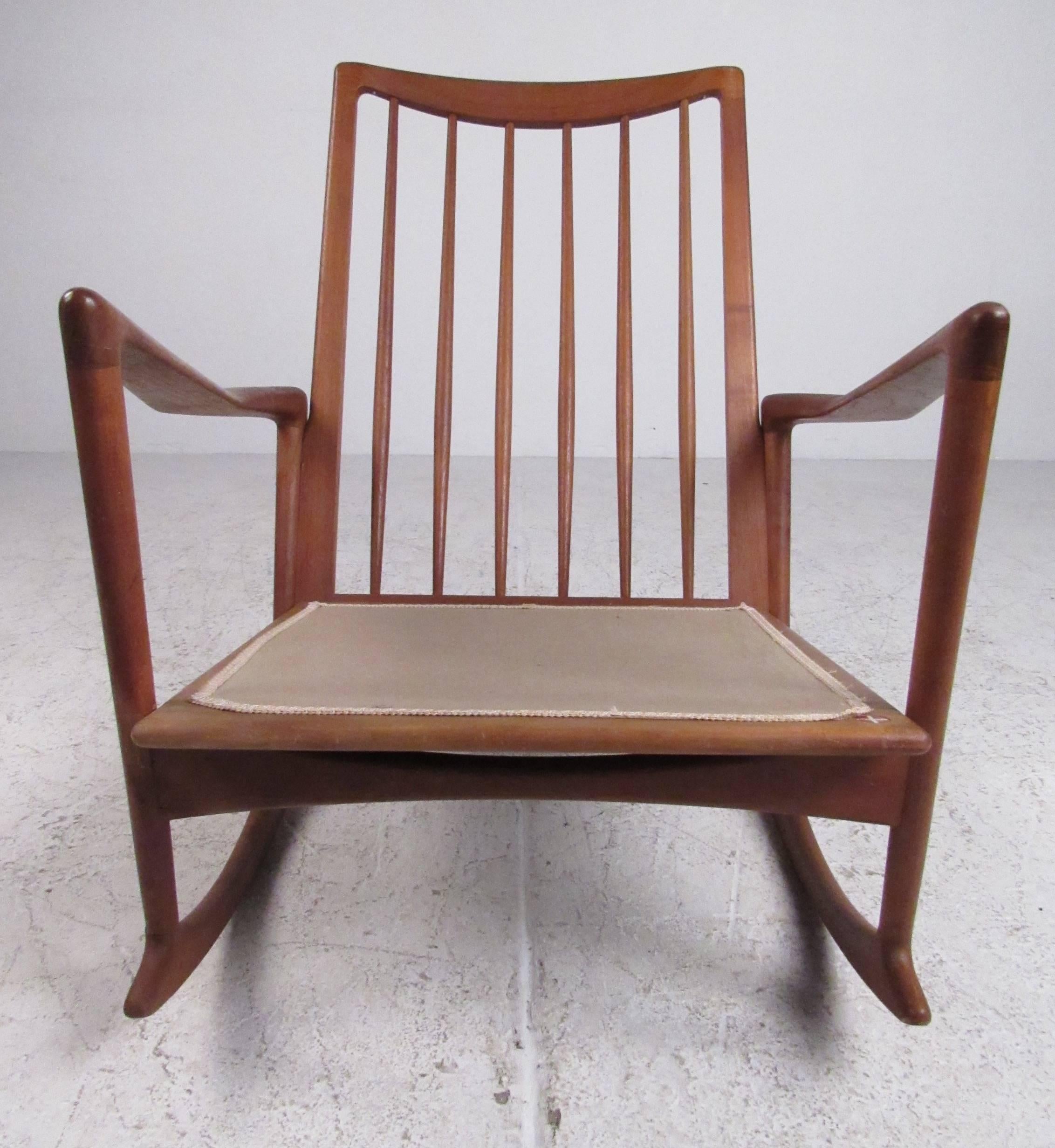 danish modern rocking chair