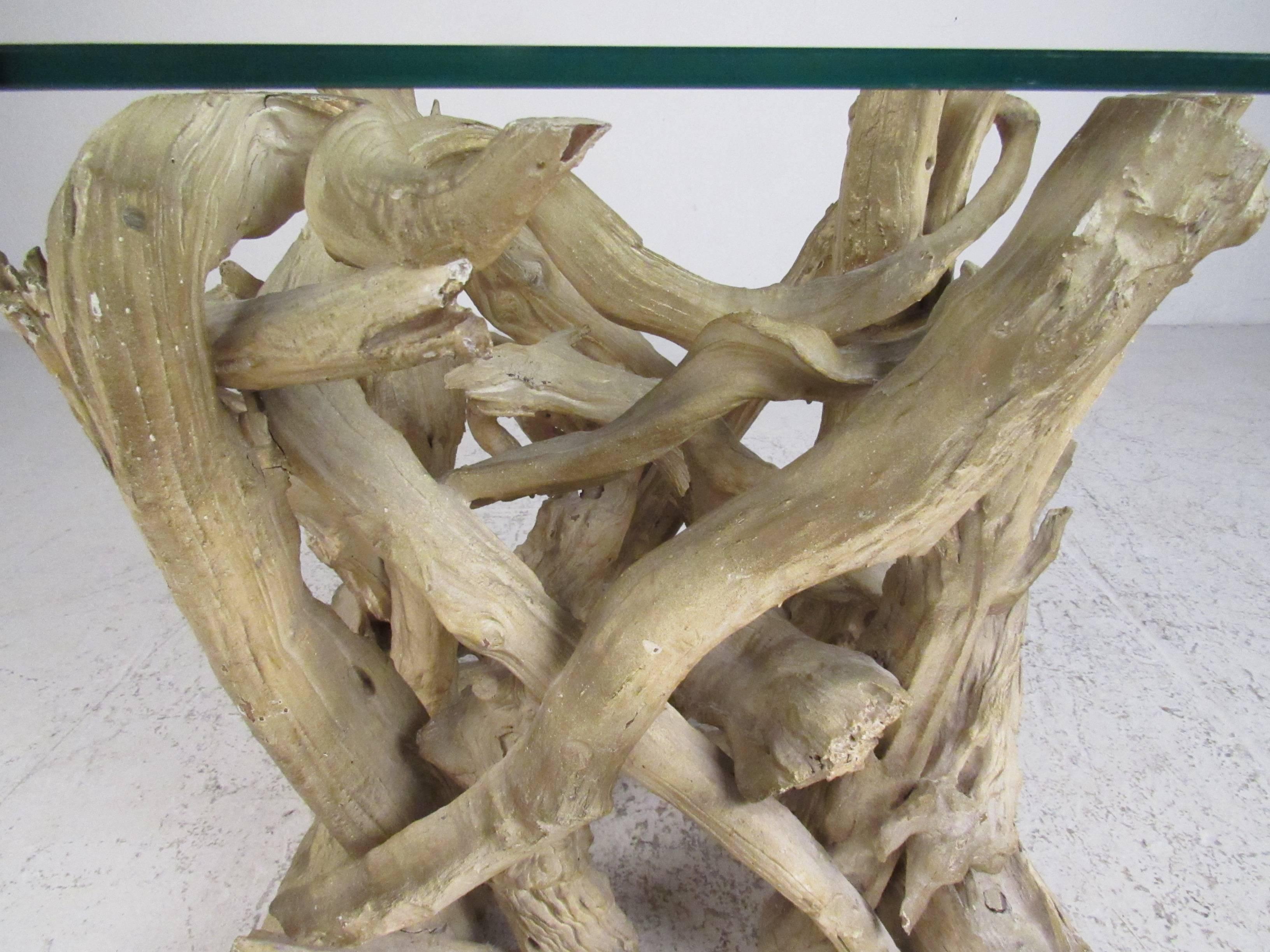 driftwood end tables