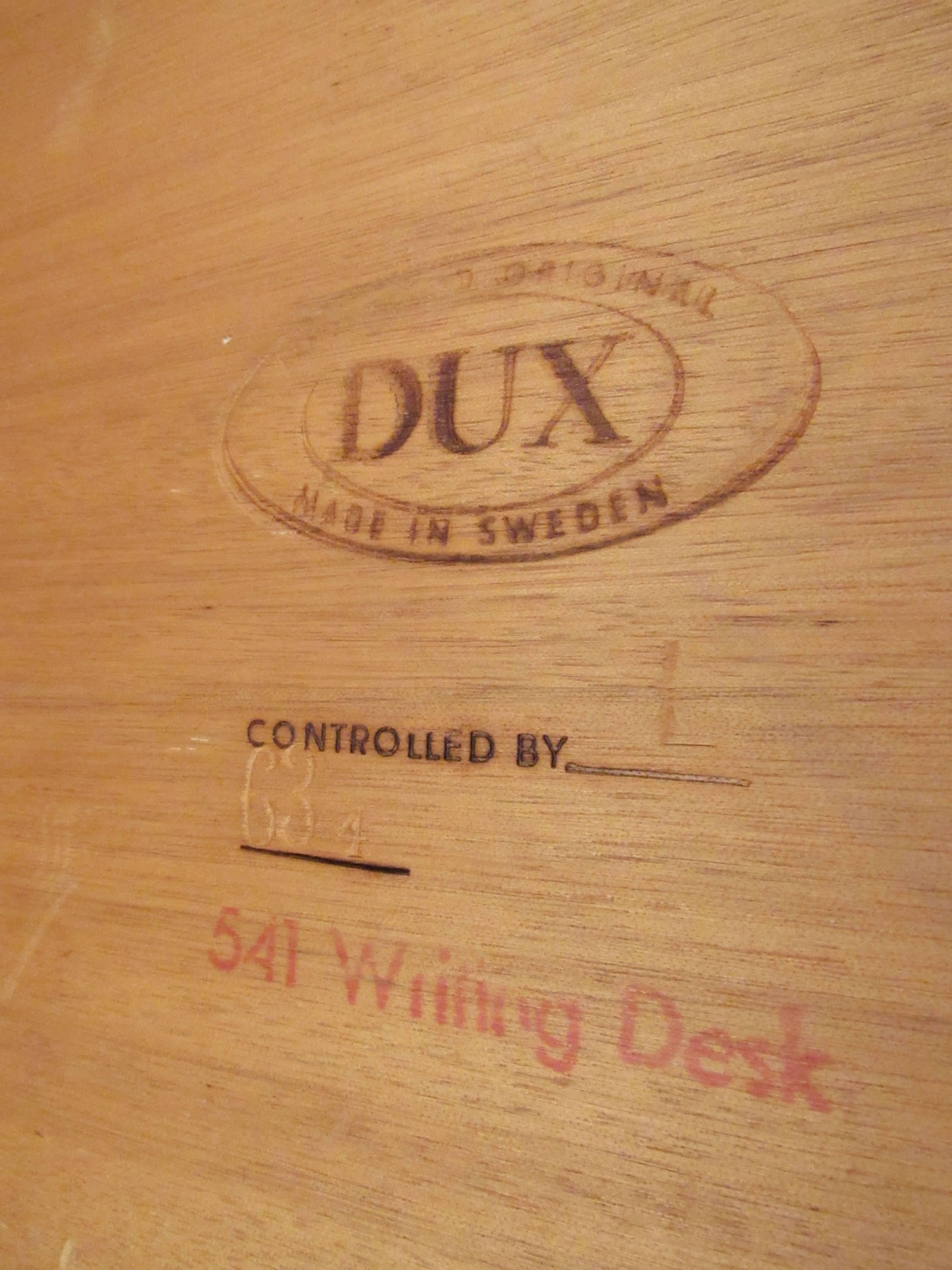 Mid-Century Dux Model 541 Teak Writing Desk 1