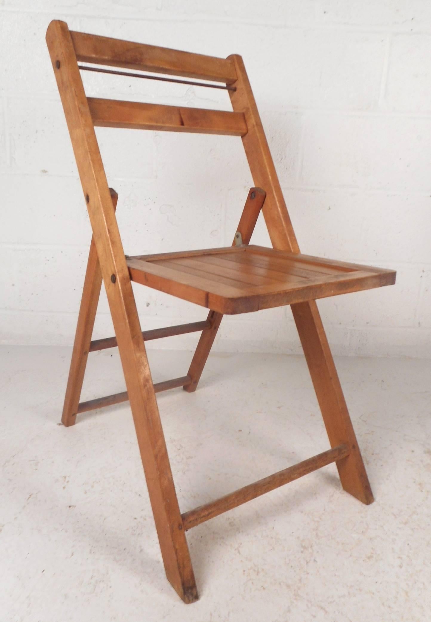 mid century modern folding chairs