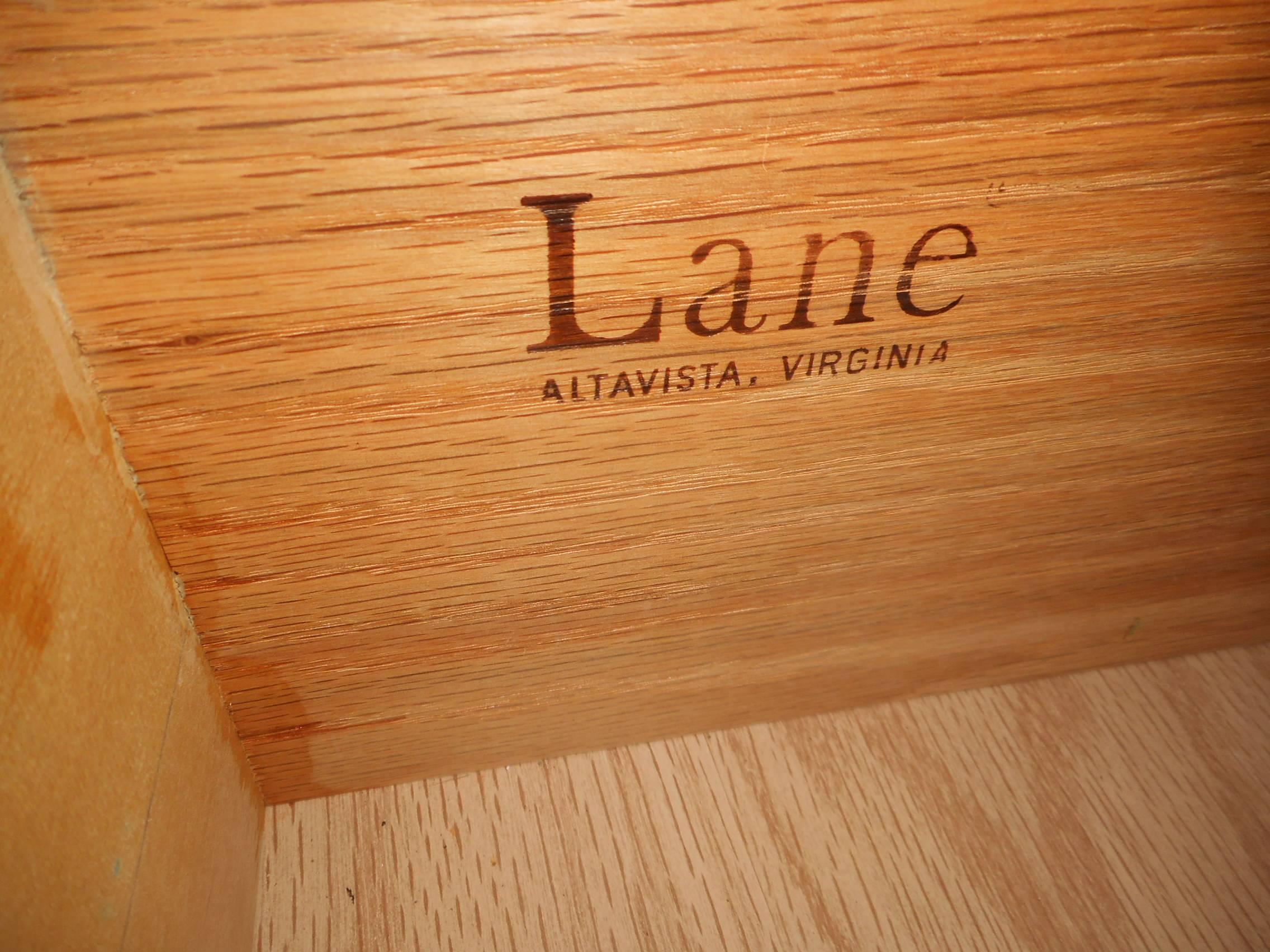 Oak Mid-Century Modern Credenza by Lane Furniture