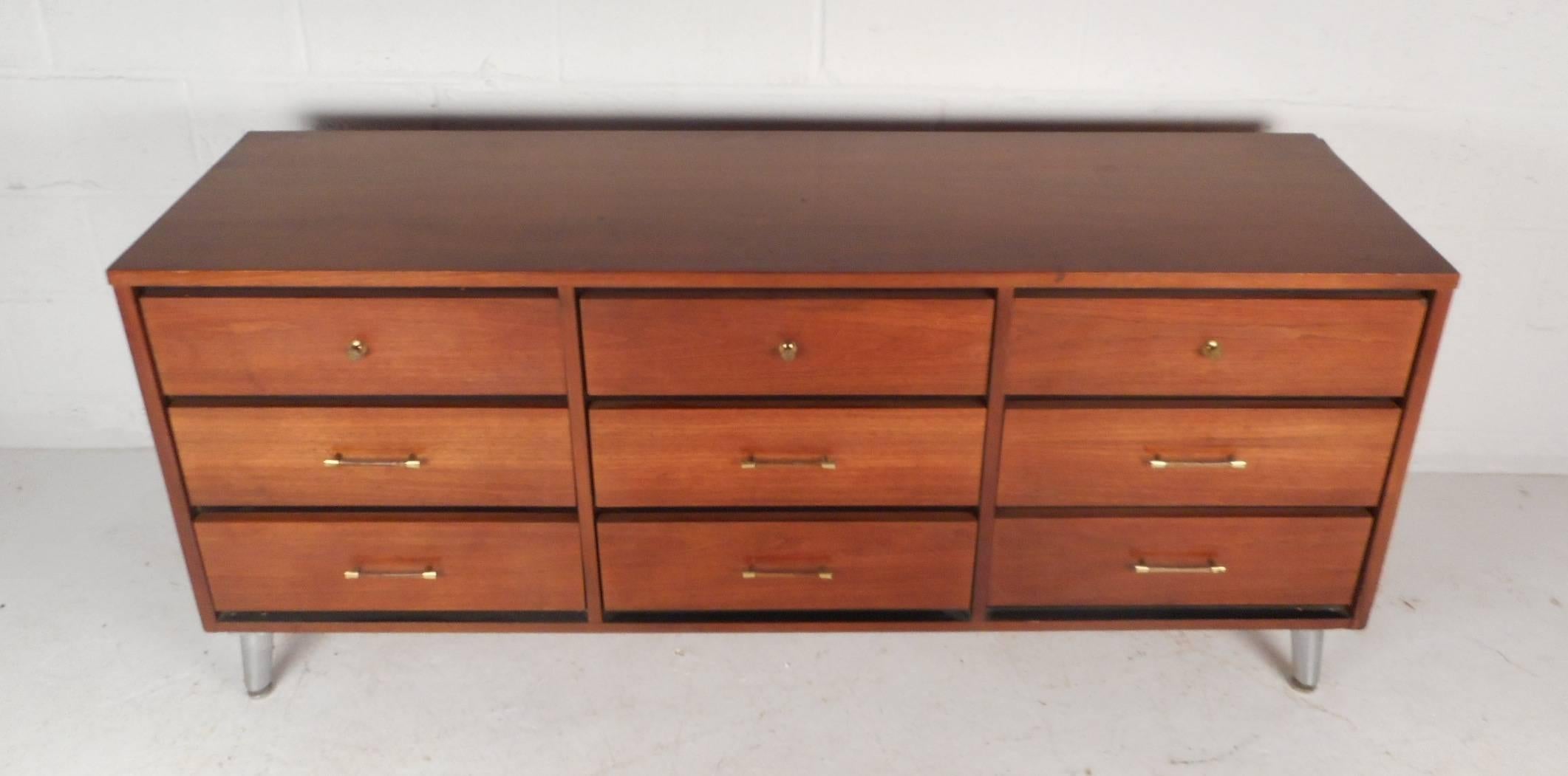 mid century modern dresser