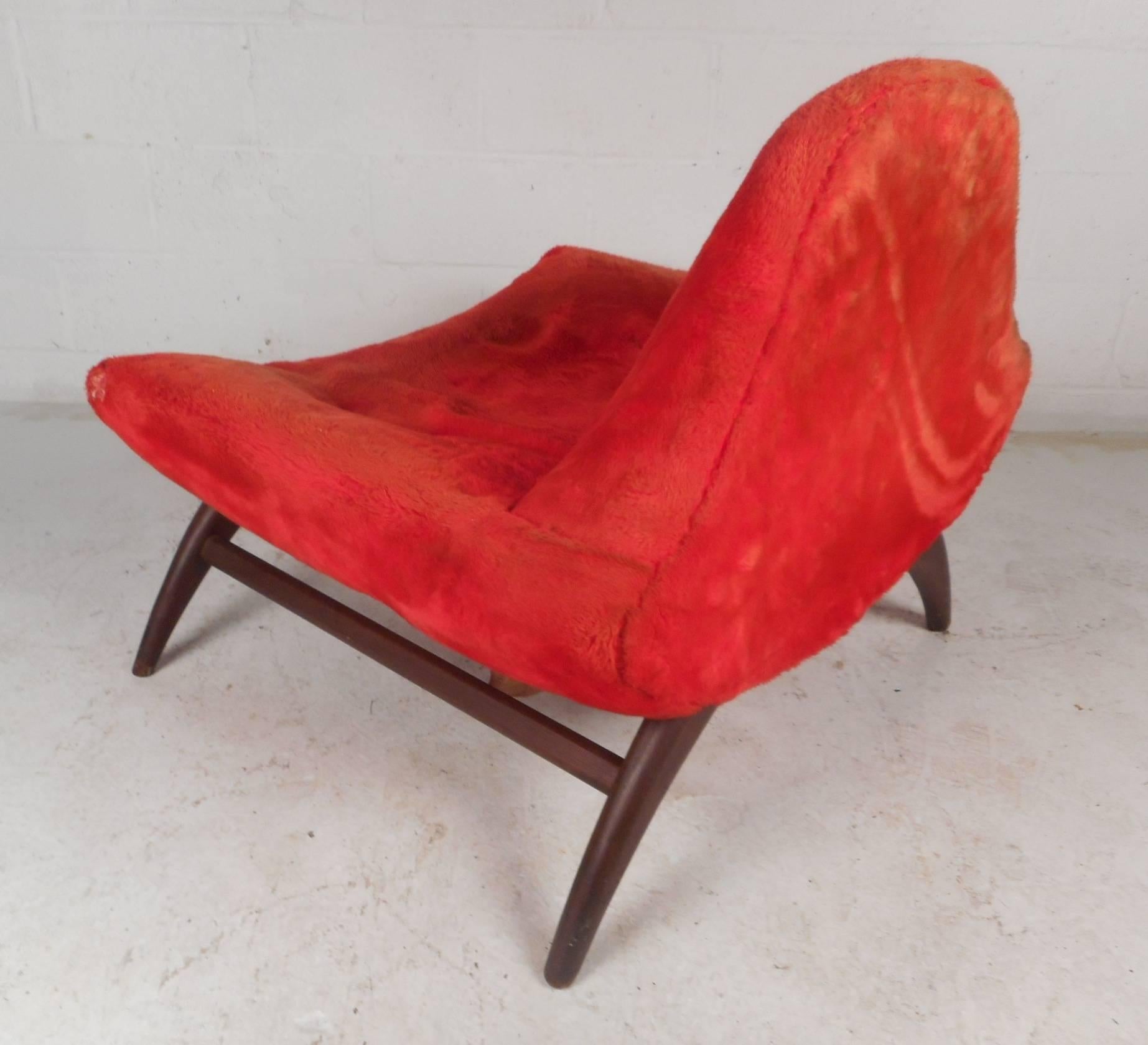 American Mid-Century Modern Adrian Pearsall Gondola Lounge Chair by Adrian Pearsall