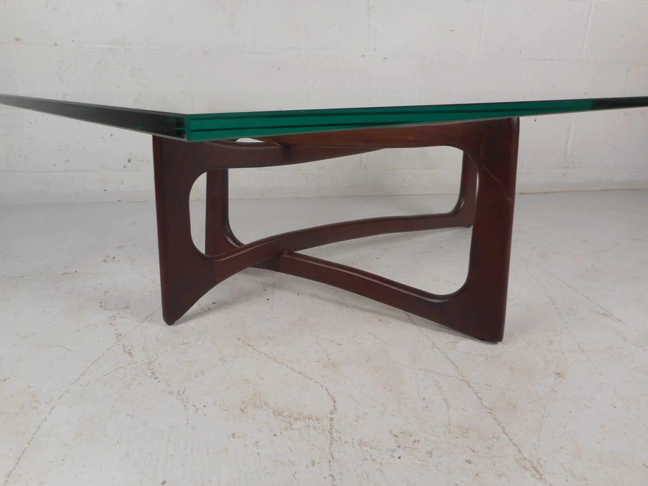 Mid-Century Modern Coffee Table by Adrian Pearsall Model 2450-TK In Good Condition In Brooklyn, NY