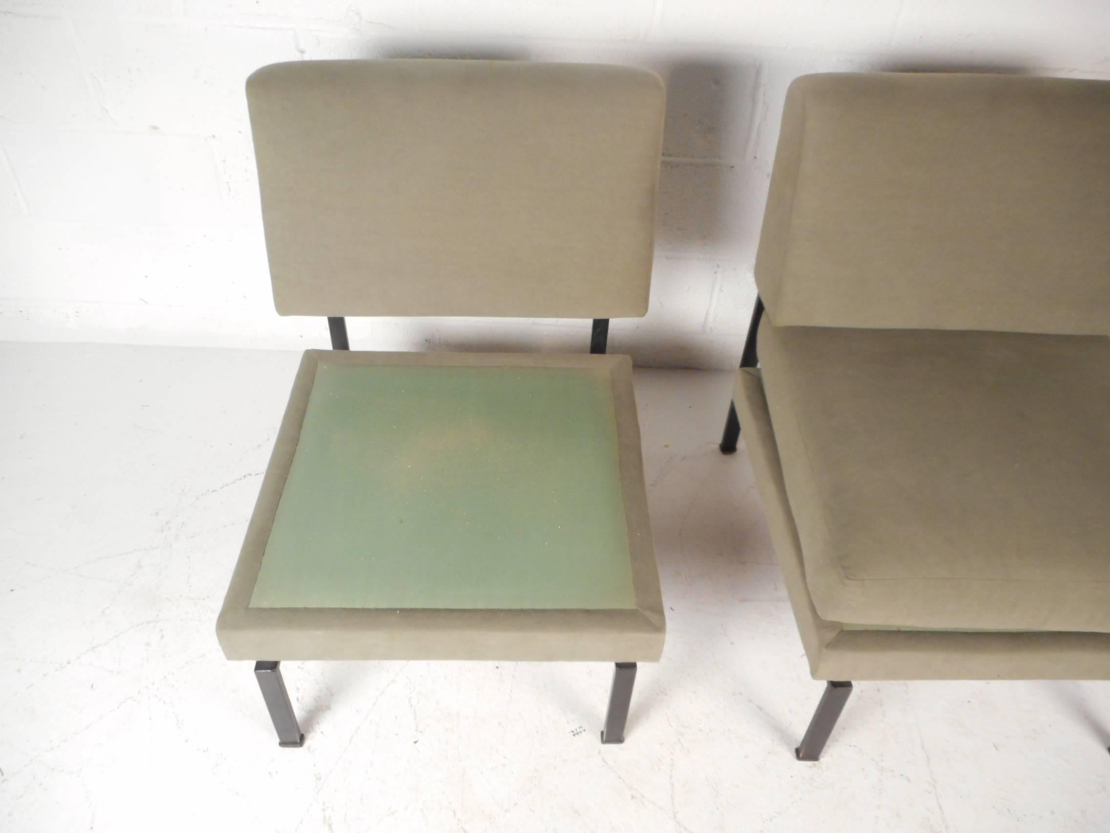 Pair of Mid-Century Modern Italian Trafilisa Lounge Chairs with Adjustable Seats 3