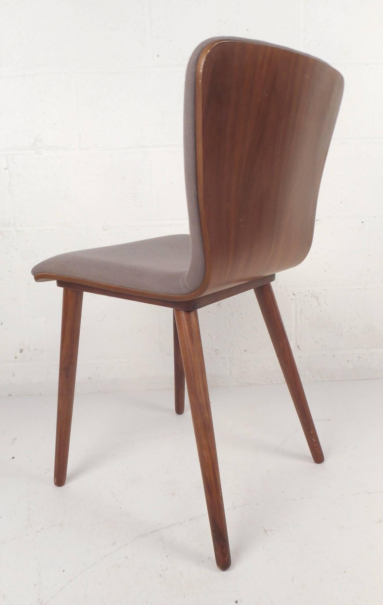 Late 20th Century Set of Six Contemporary Modern Dining Chairs