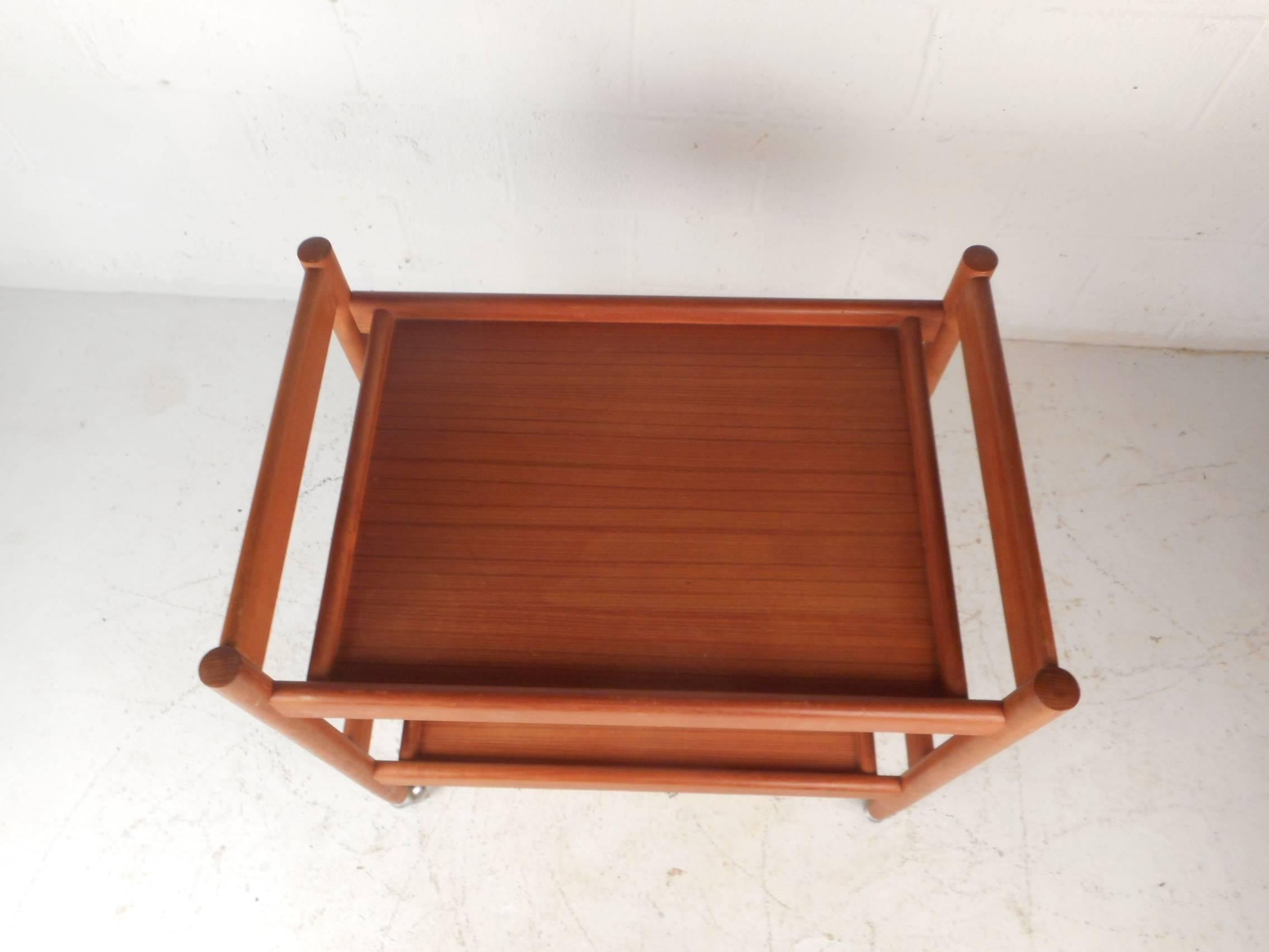 mcm bar cart
