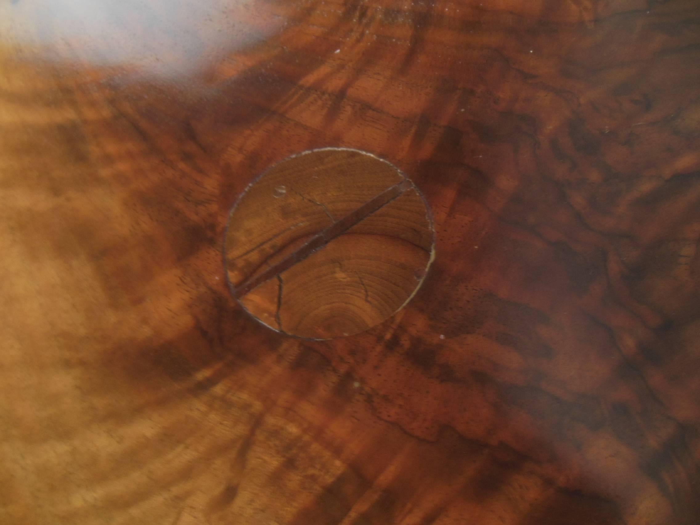 Wood Mid-Century Modern Tree Slab Coffee Table