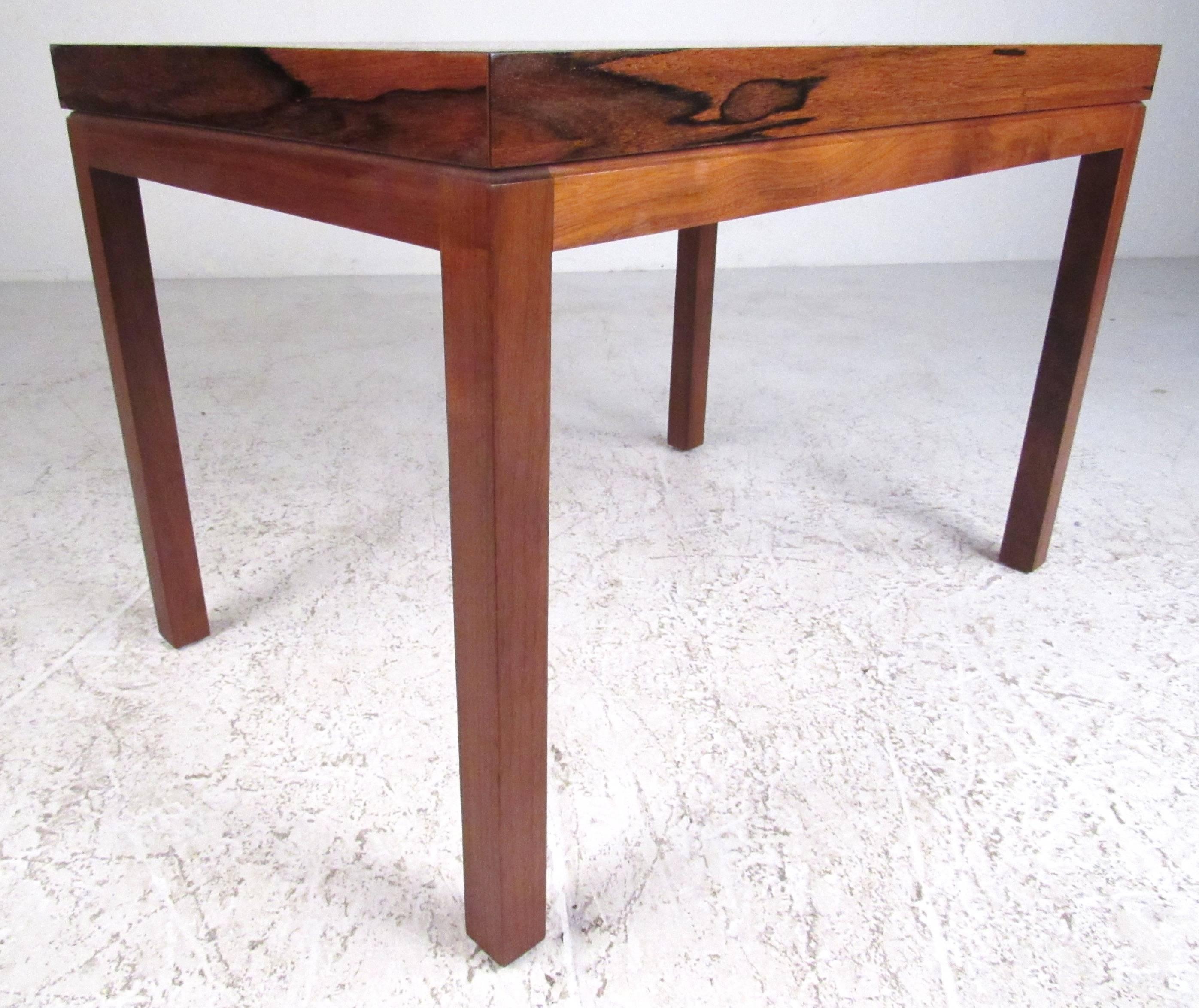 American Milo Baughman for Thayer Coggin Rosewood Side Table