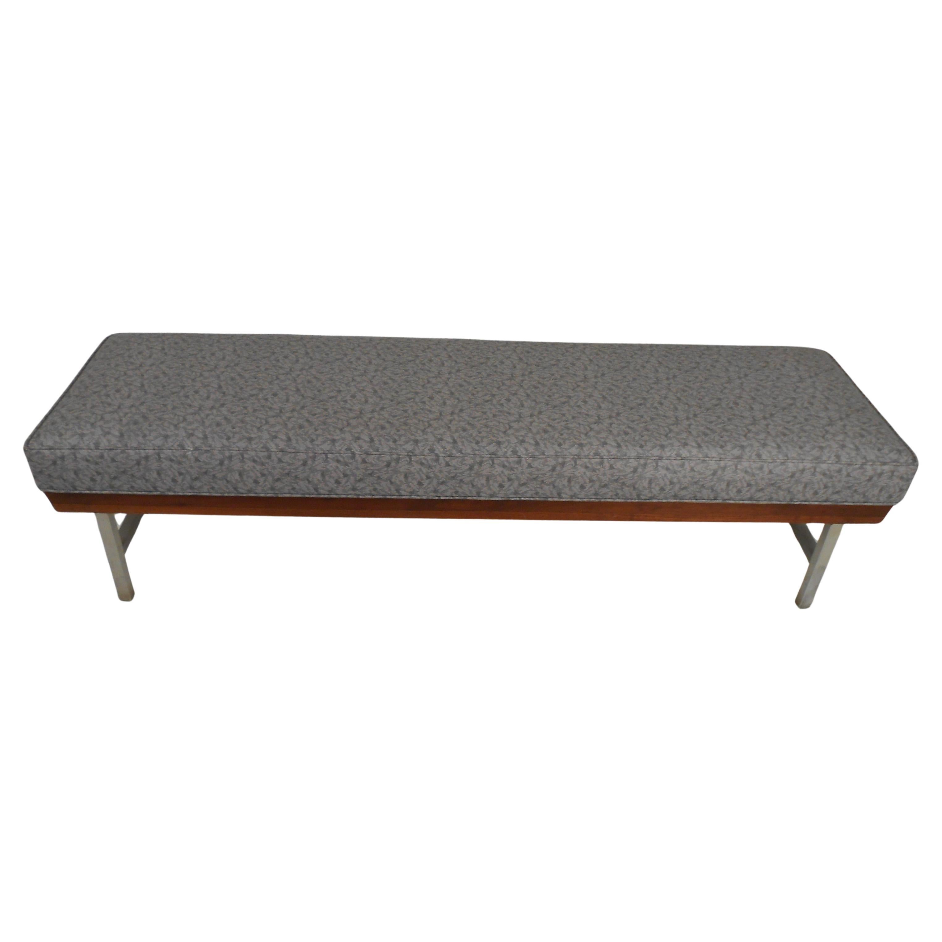 Unique Mid-Century Modern Bench