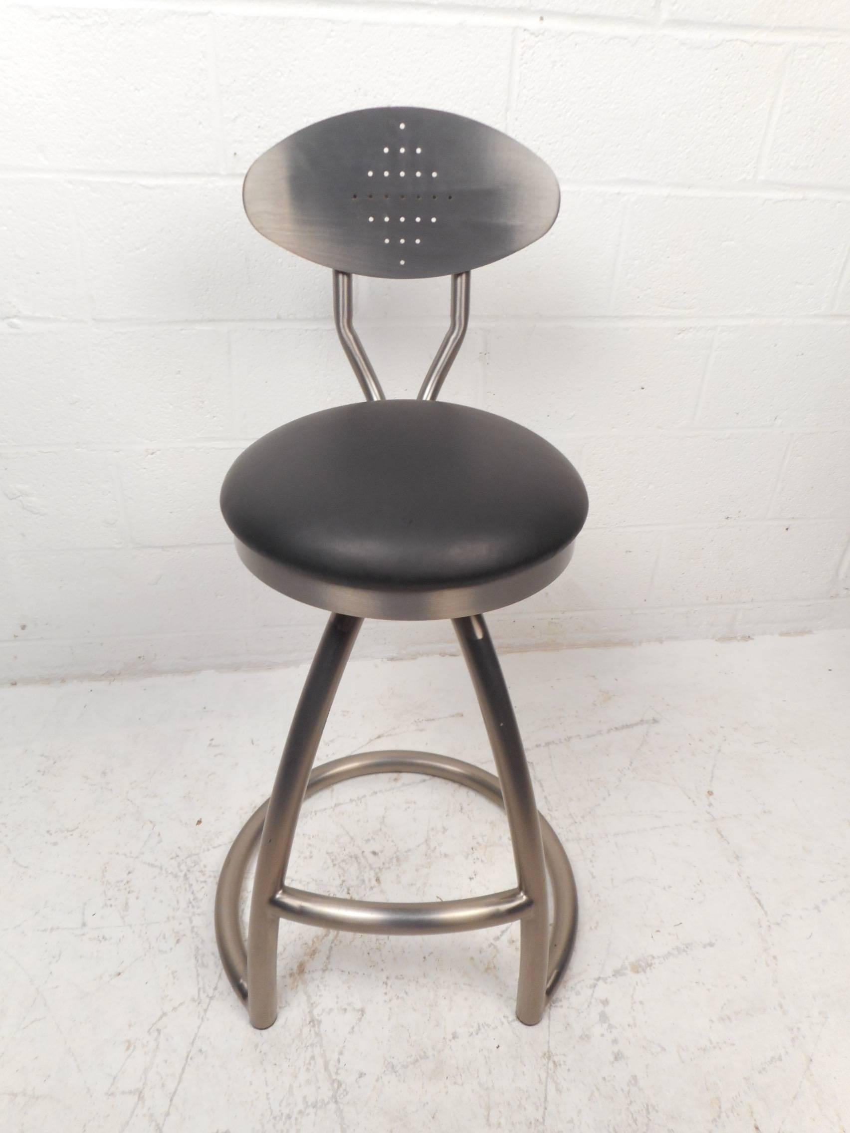 modern industrial bar stools