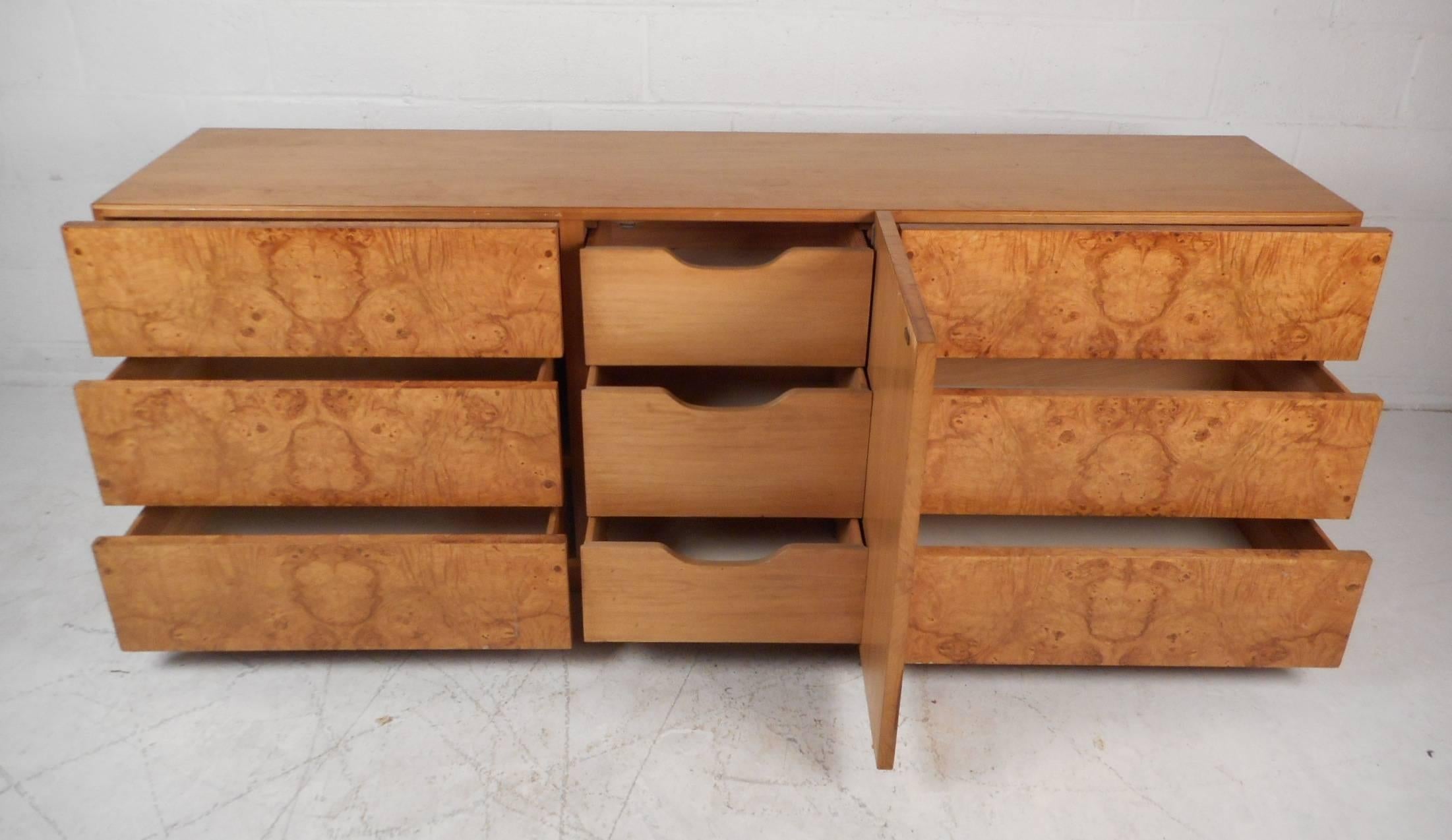 burl wood dresser