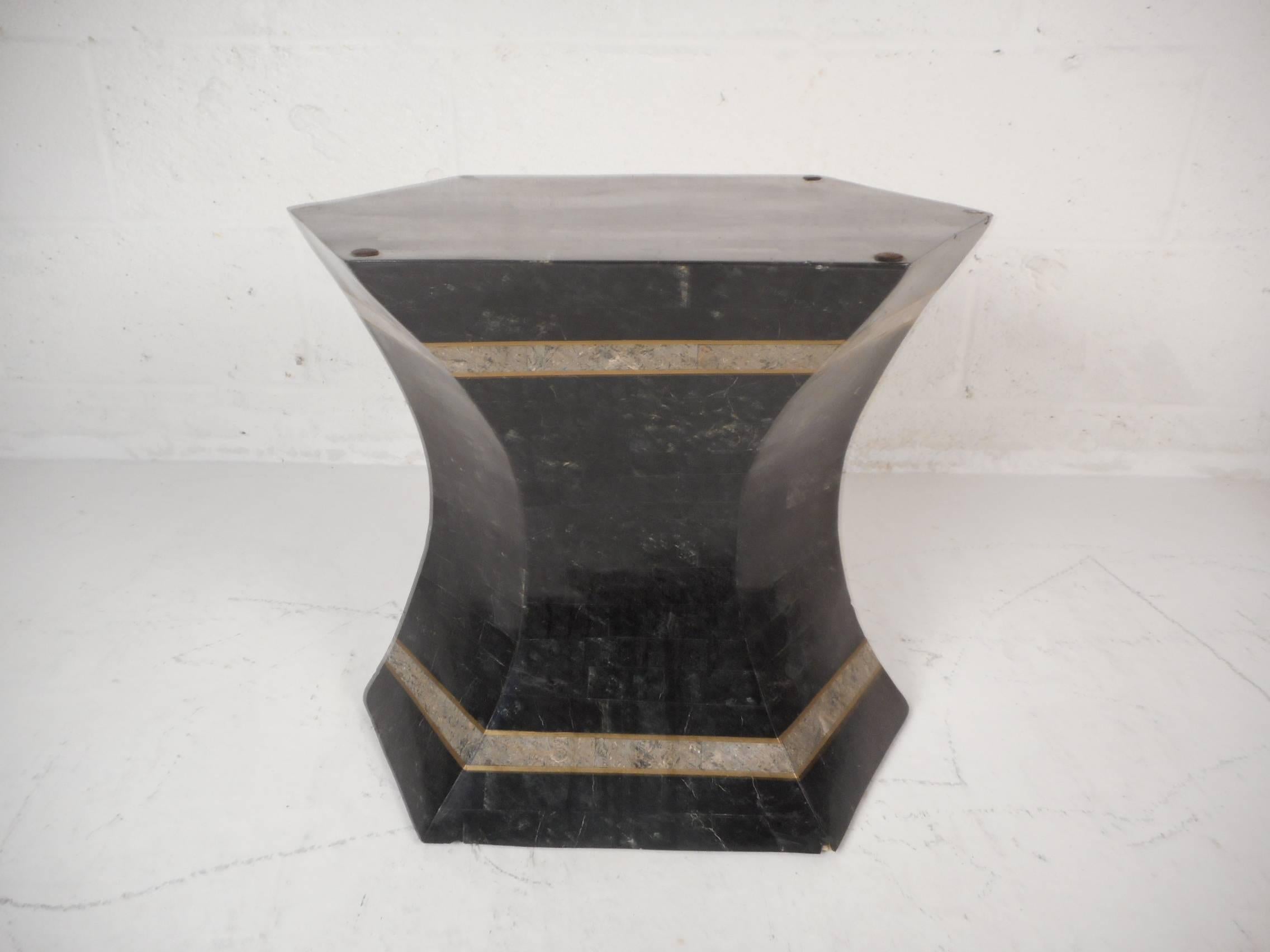 Mid-Century Modern Three Tesselated Stone Tables by Robert Marcius for Casa Bique For Sale