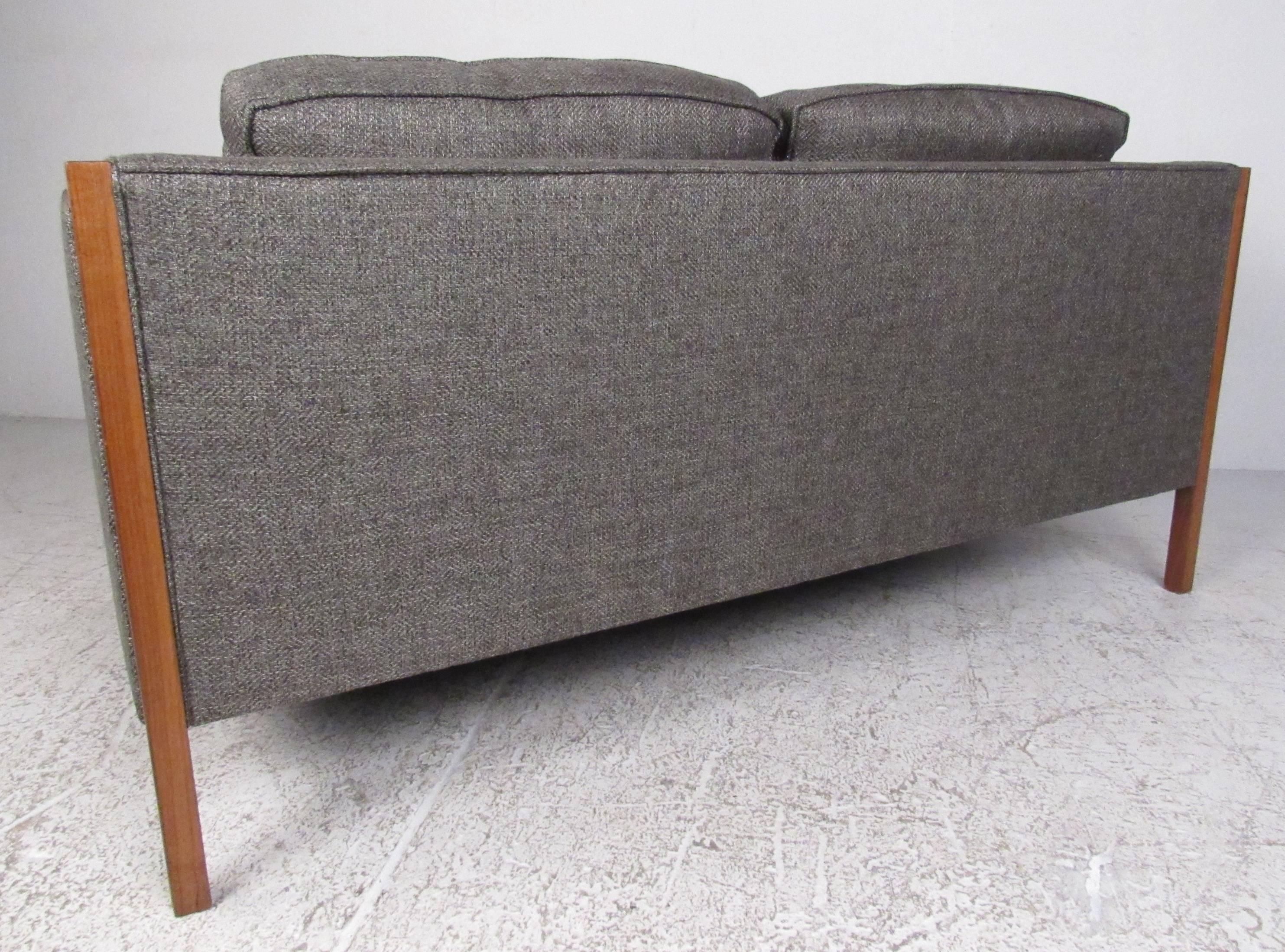 Midcentury Two-Seat Sofa by Stow Davis In Good Condition In Brooklyn, NY