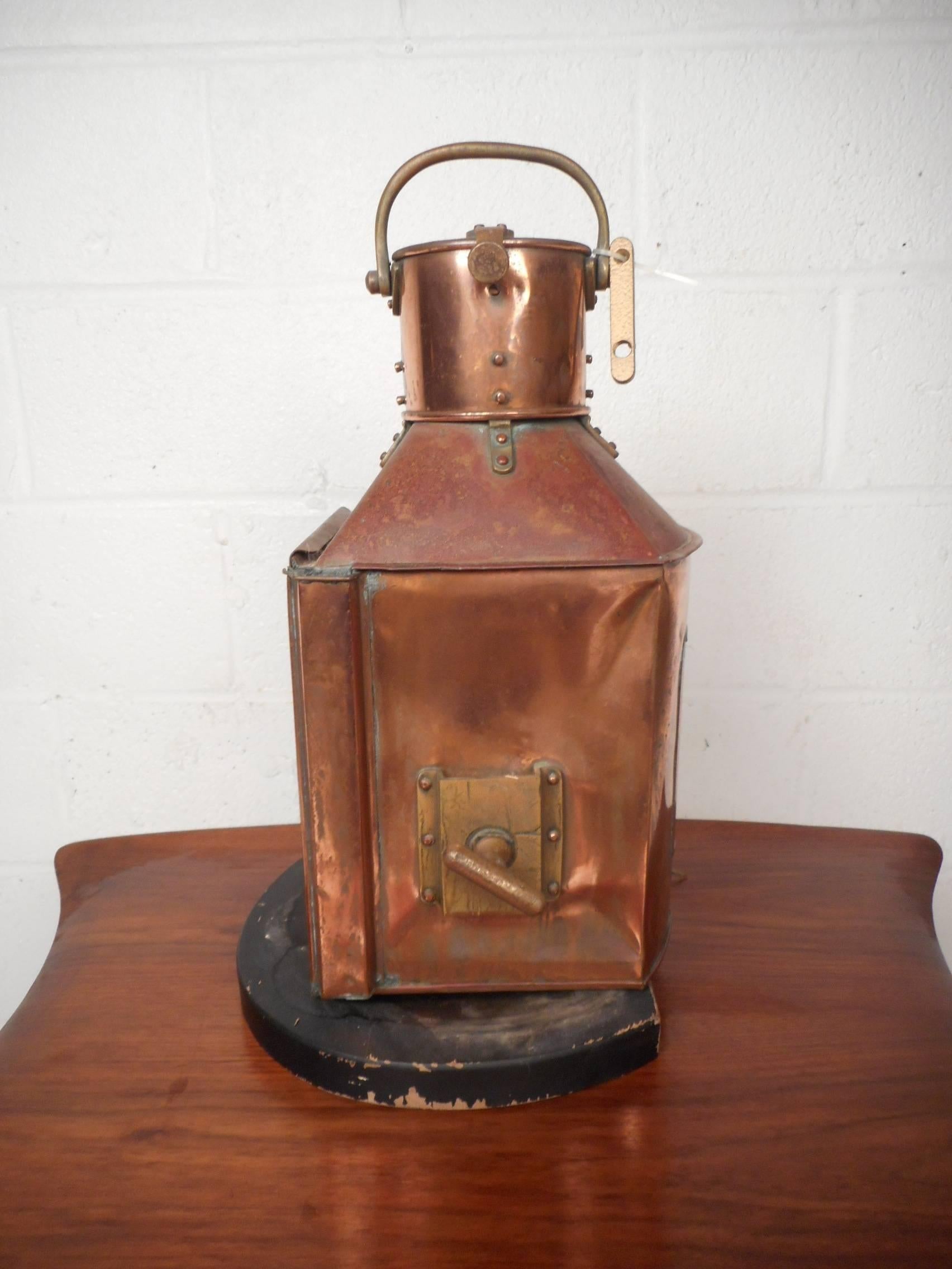 Vintage Alderson and Gyde Copper Lamp or Lantern 2