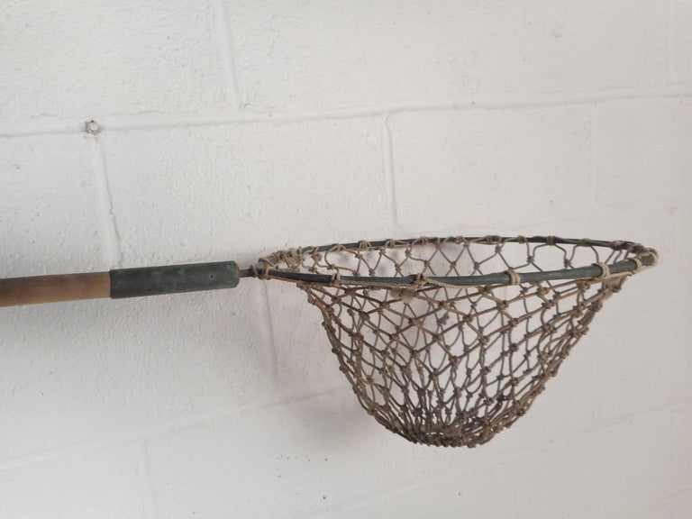 Vintage Nautical Decorative Fishing Net For Sale at 1stdibs