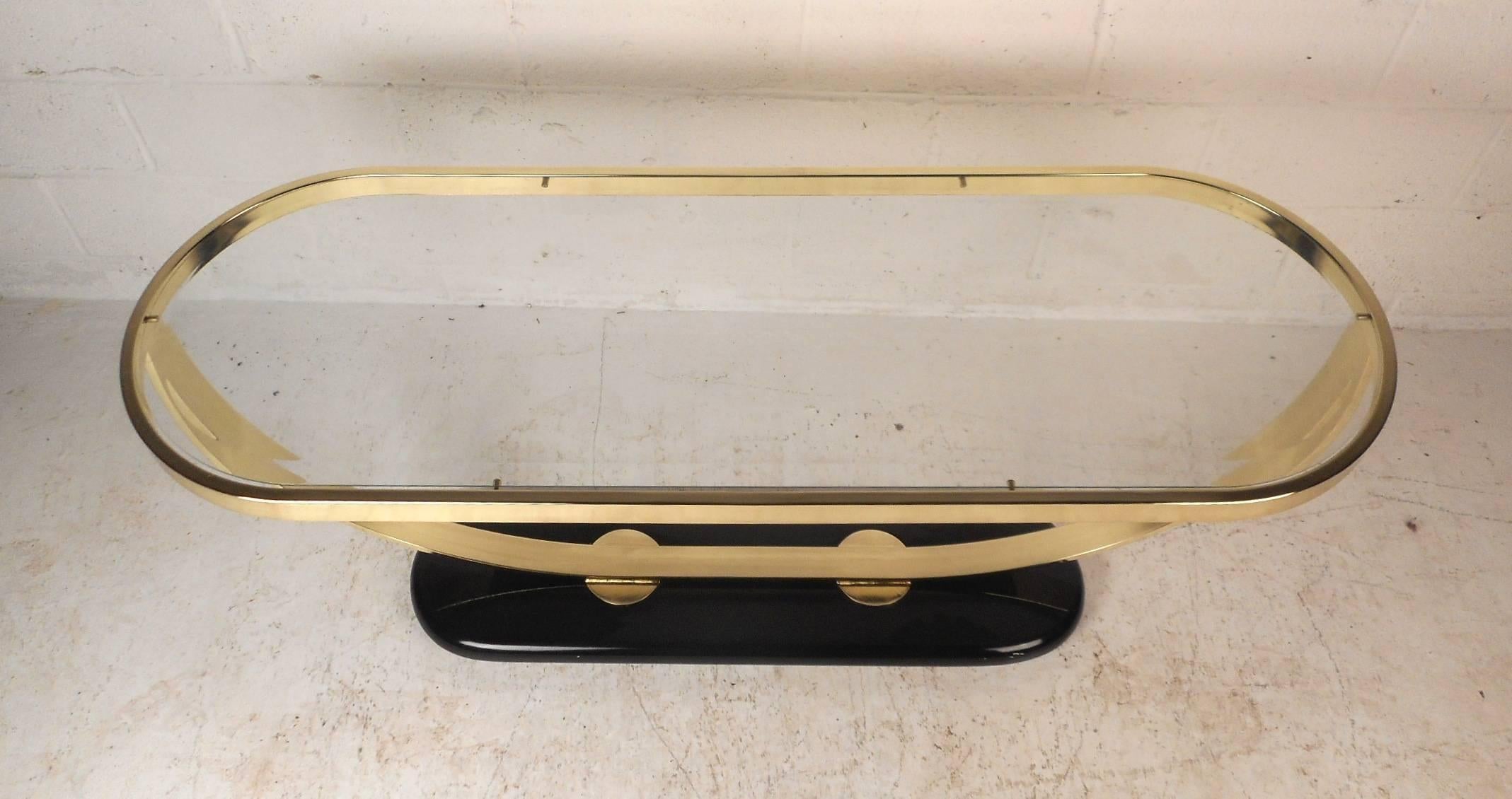 mid century hallway table