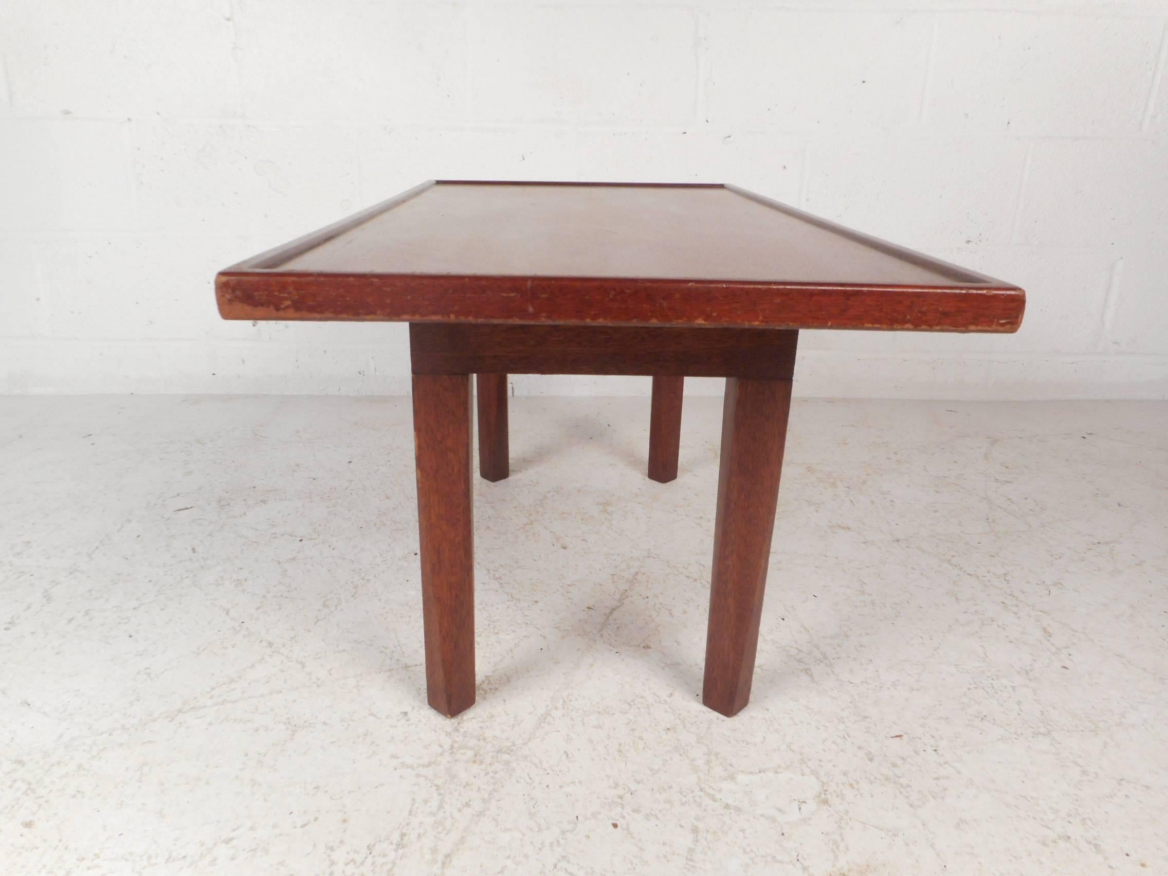 Mid-Century Modern Midcentury Walnut Coffee Table For Sale