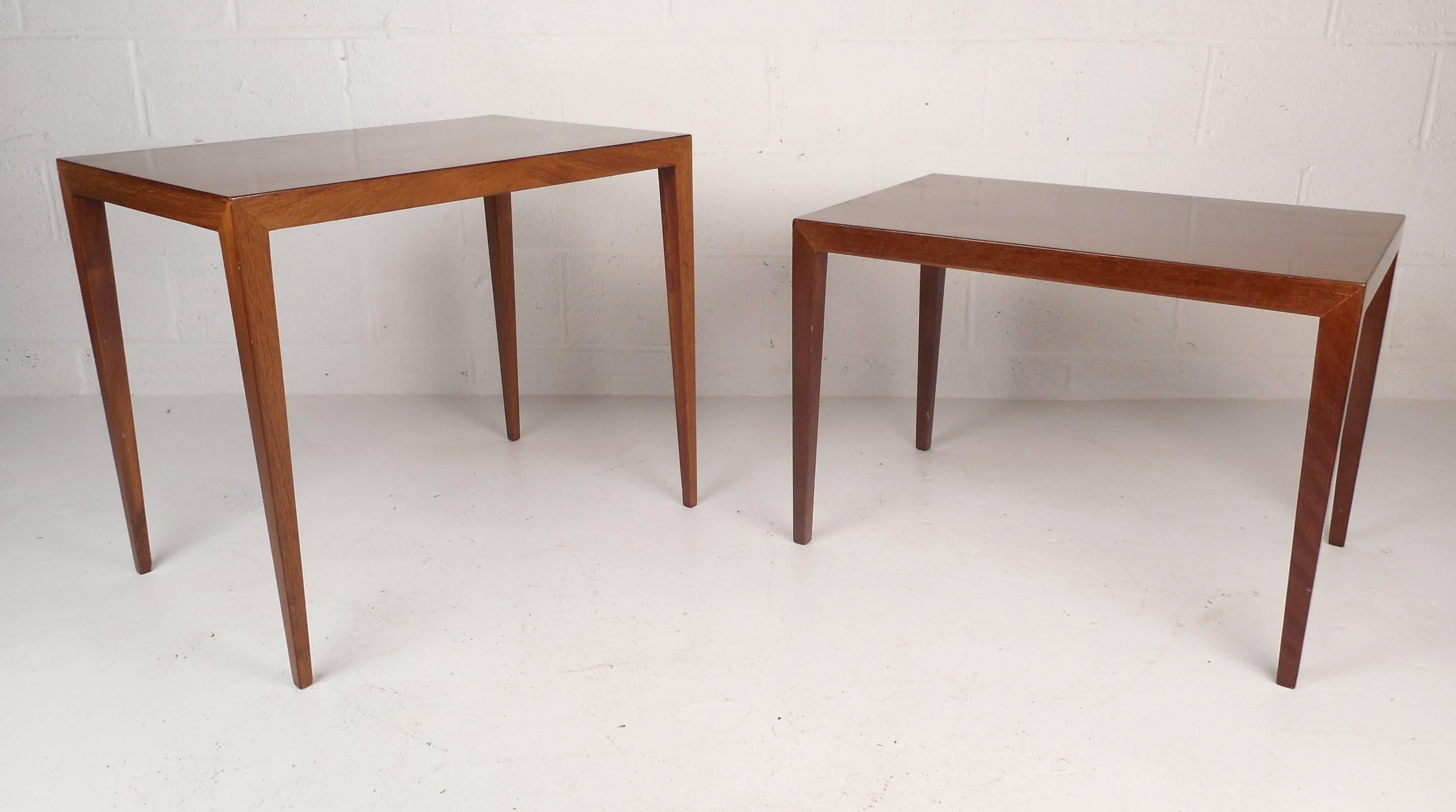 Mid-Century Modern Pair of Midcentury Danish End Tables