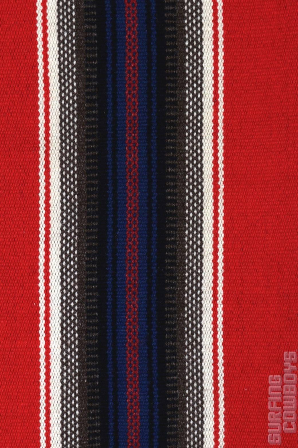 Wool Majestic 1930s Red Chimayo Blanket, Original Vintage, Unused