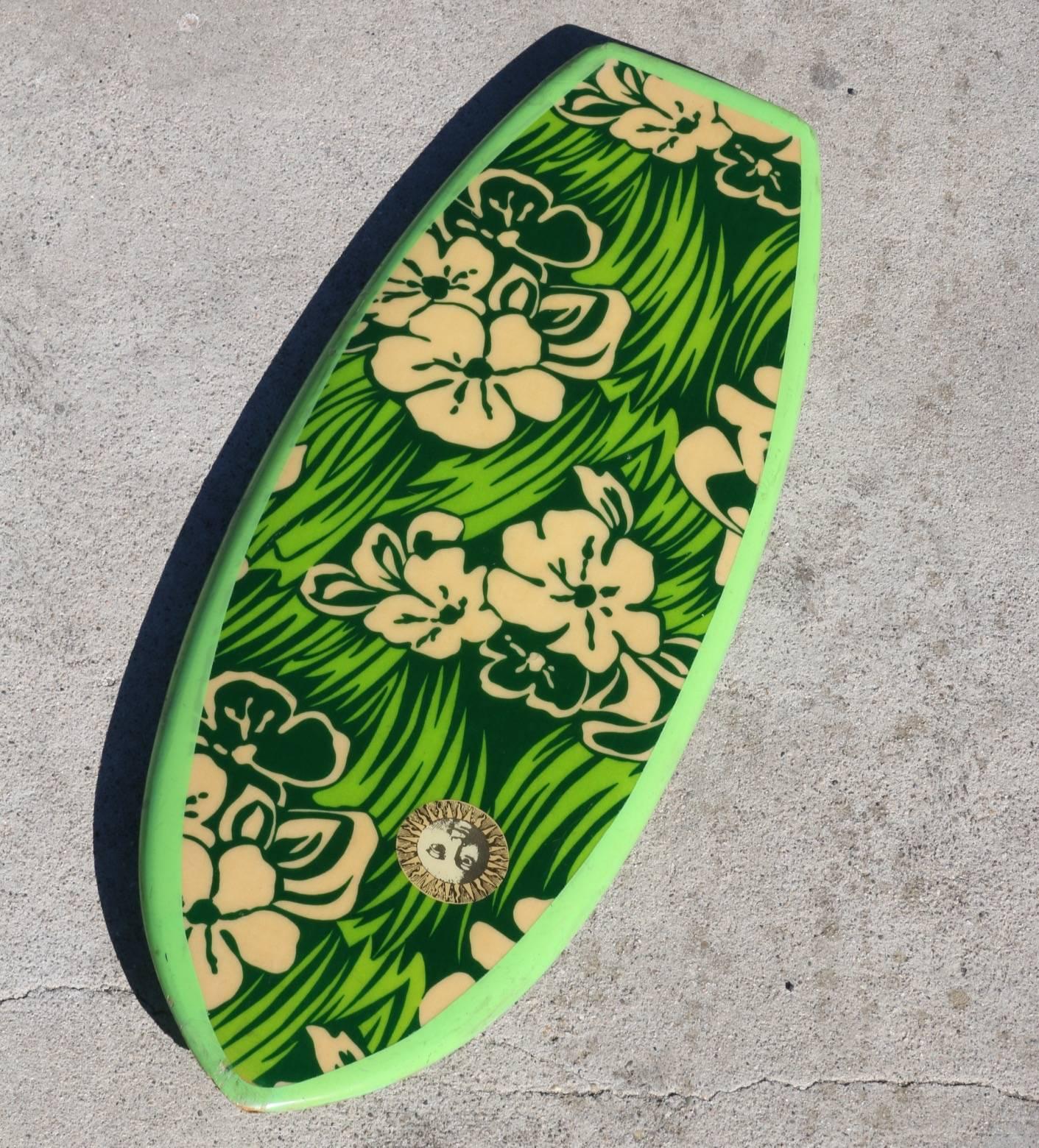 floral surfboard