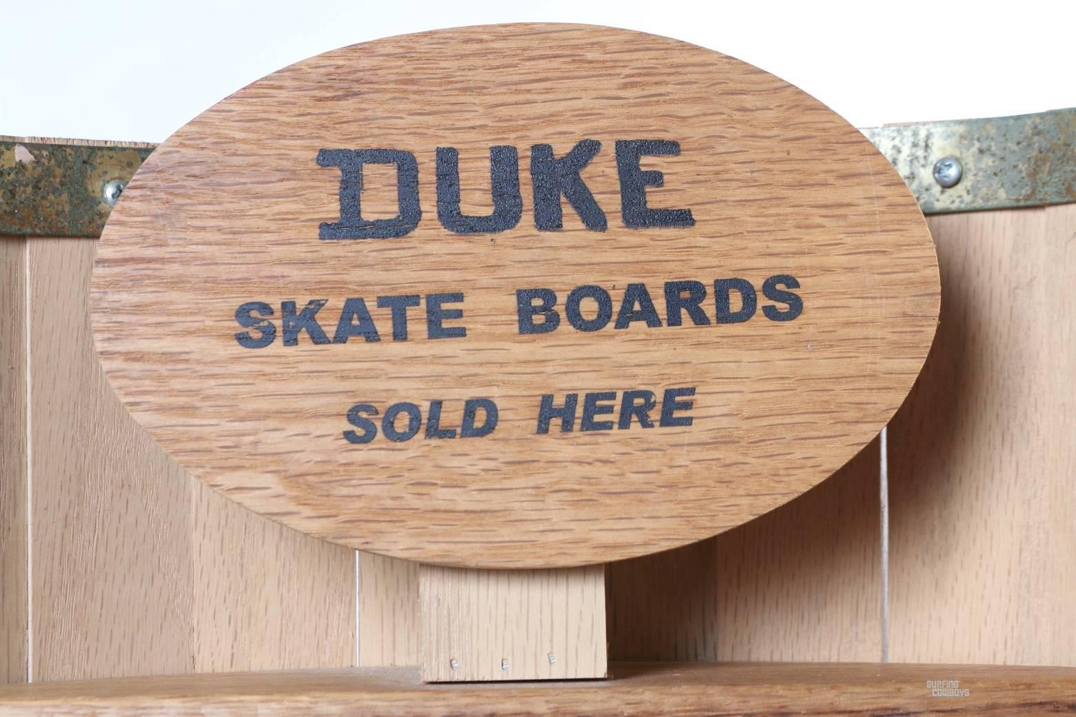 American Duke Kahanamoku, Father of Modern Day Surfing, Collectible Skateboard Lamp For Sale