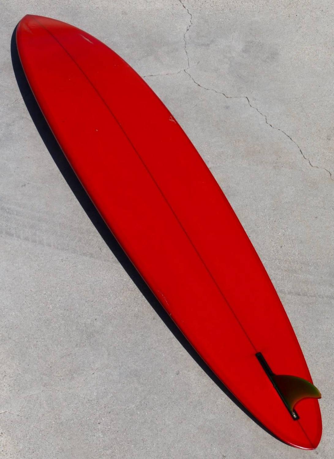 All Original 1970s Bing Surfboard, Cherry Red For Sale at 1stdibs