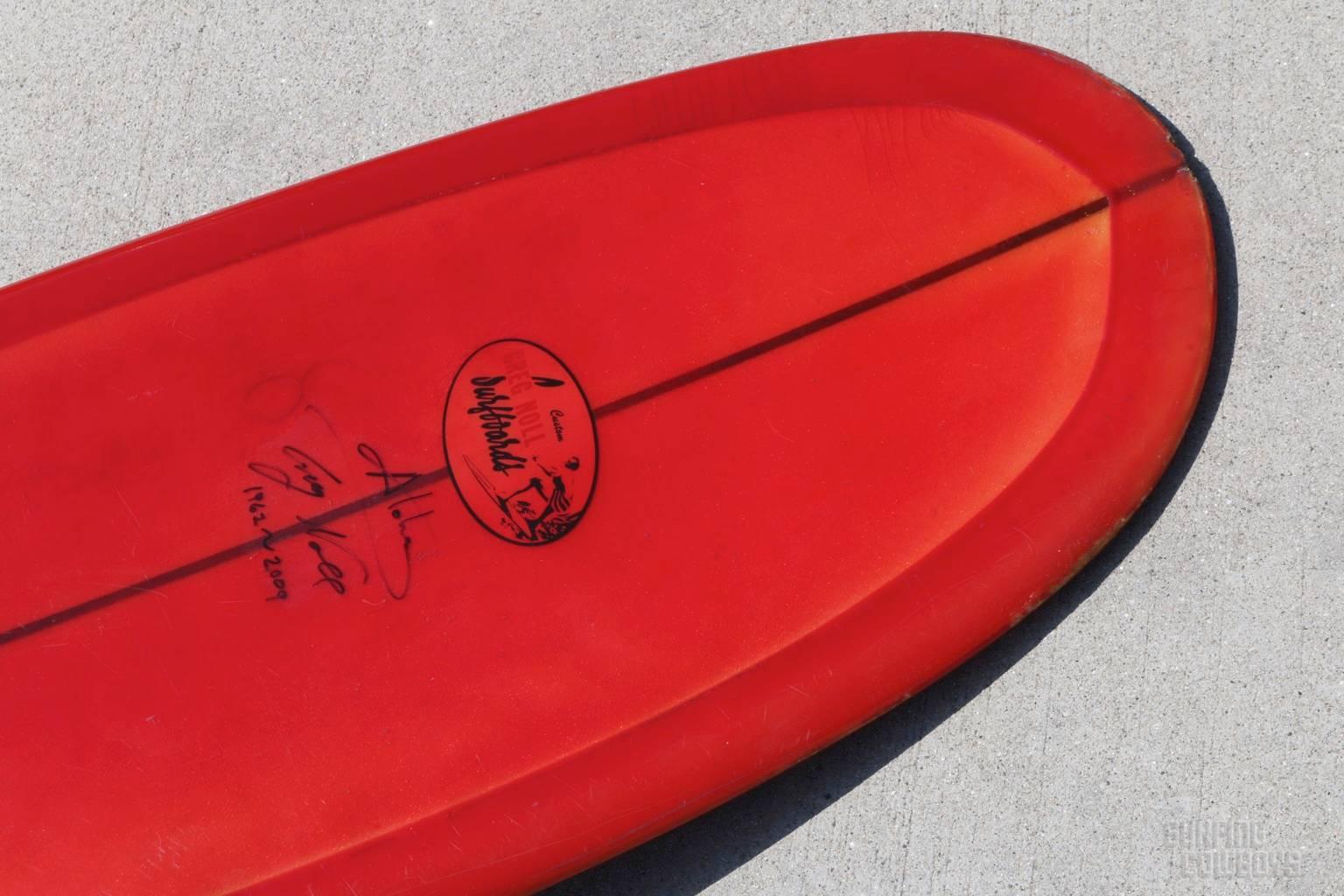 American Greg Noll Belly Board, Paipo, All Original 1960s, Signed  For Sale