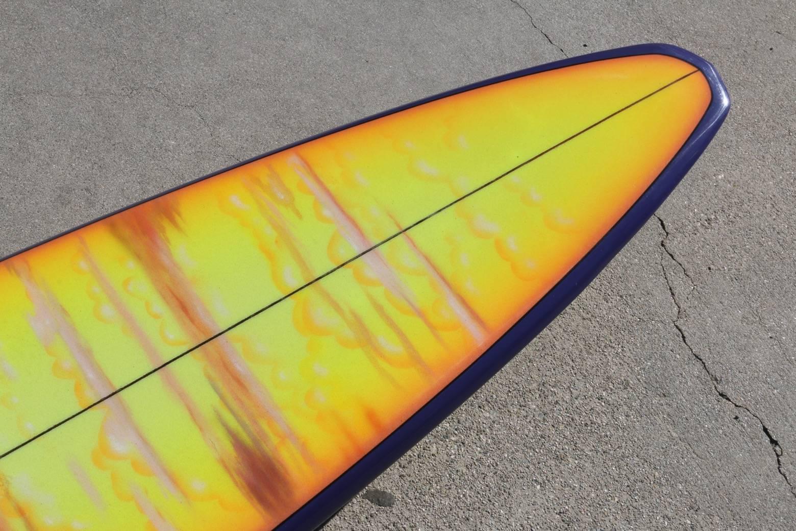 Zephyr Surfboard 1973 Fully Restored with Jeff Ho Fin, Dog Town California For Sale at 1stDibs
