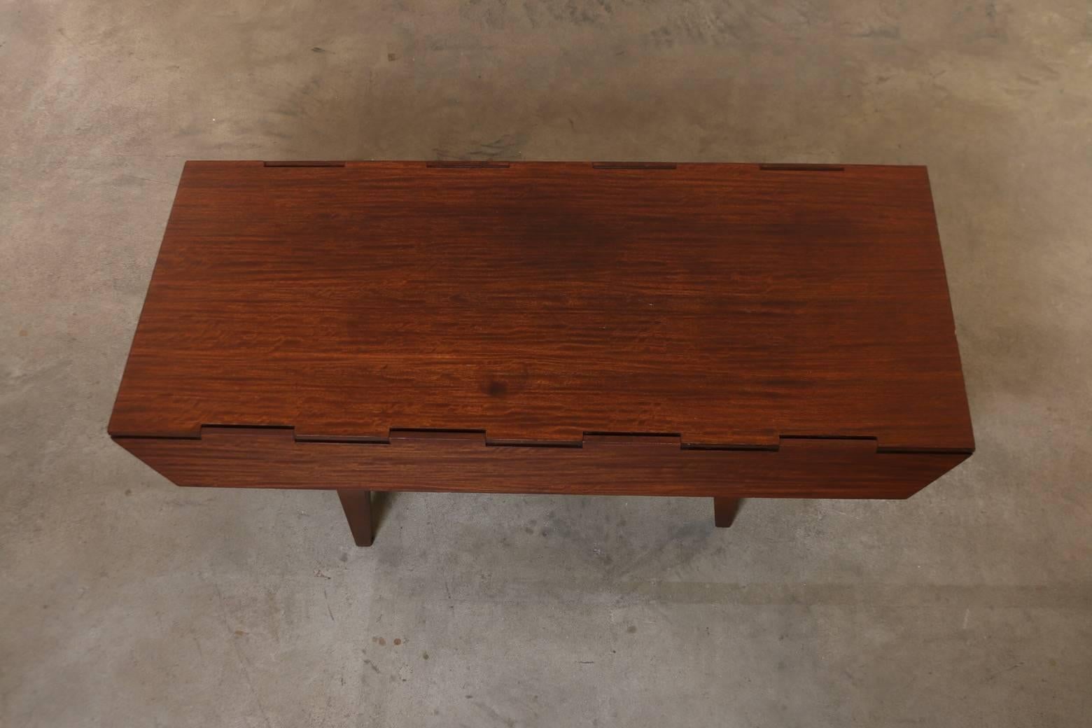 Wood Milo Baughman for Drexel Perspective Convertible Dining Table Coffee Table 1950s