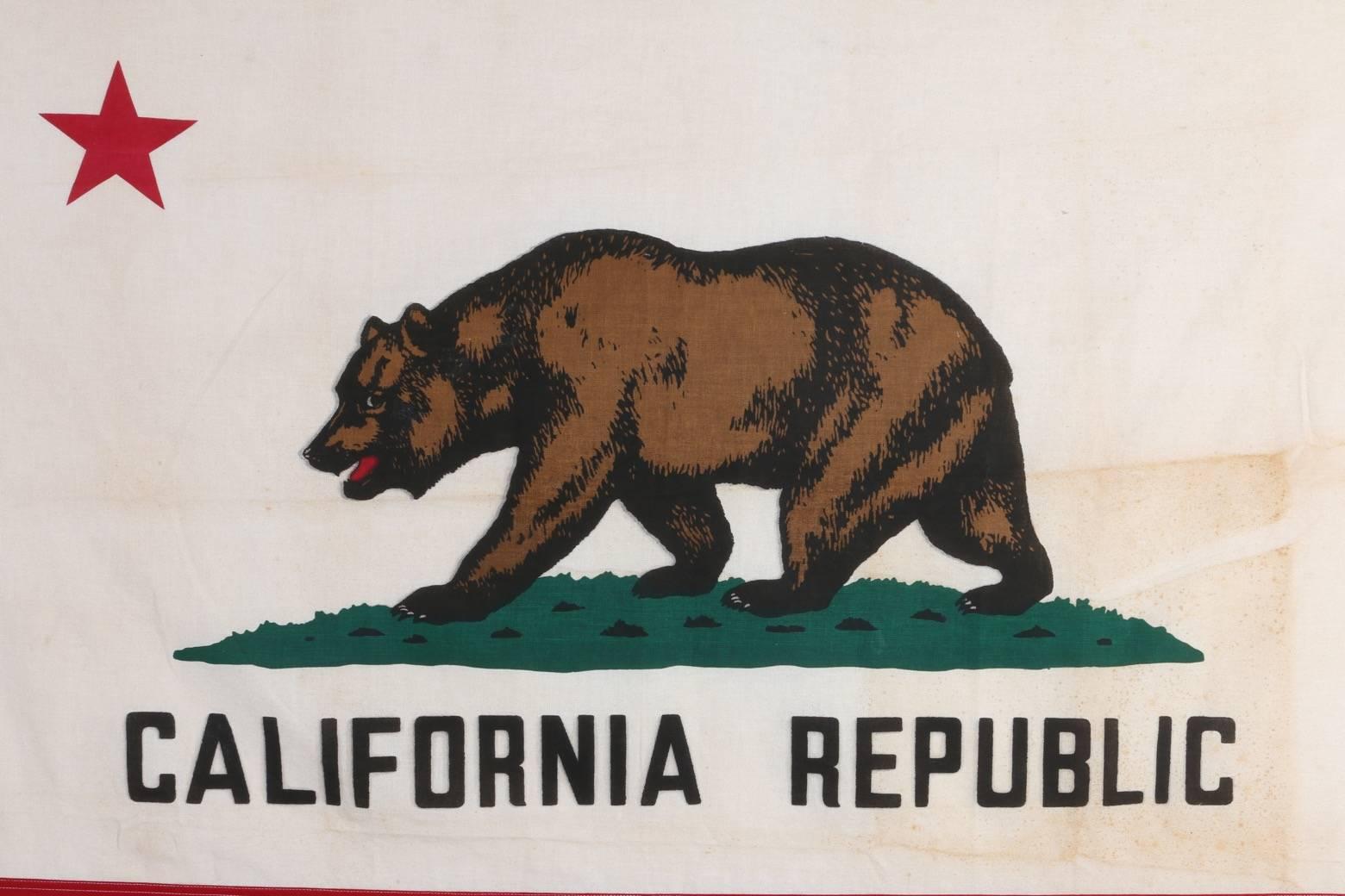 American Original Vintage Cotton California Flag