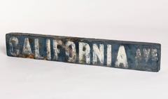 Venice California 1920s Wooden Street Signs